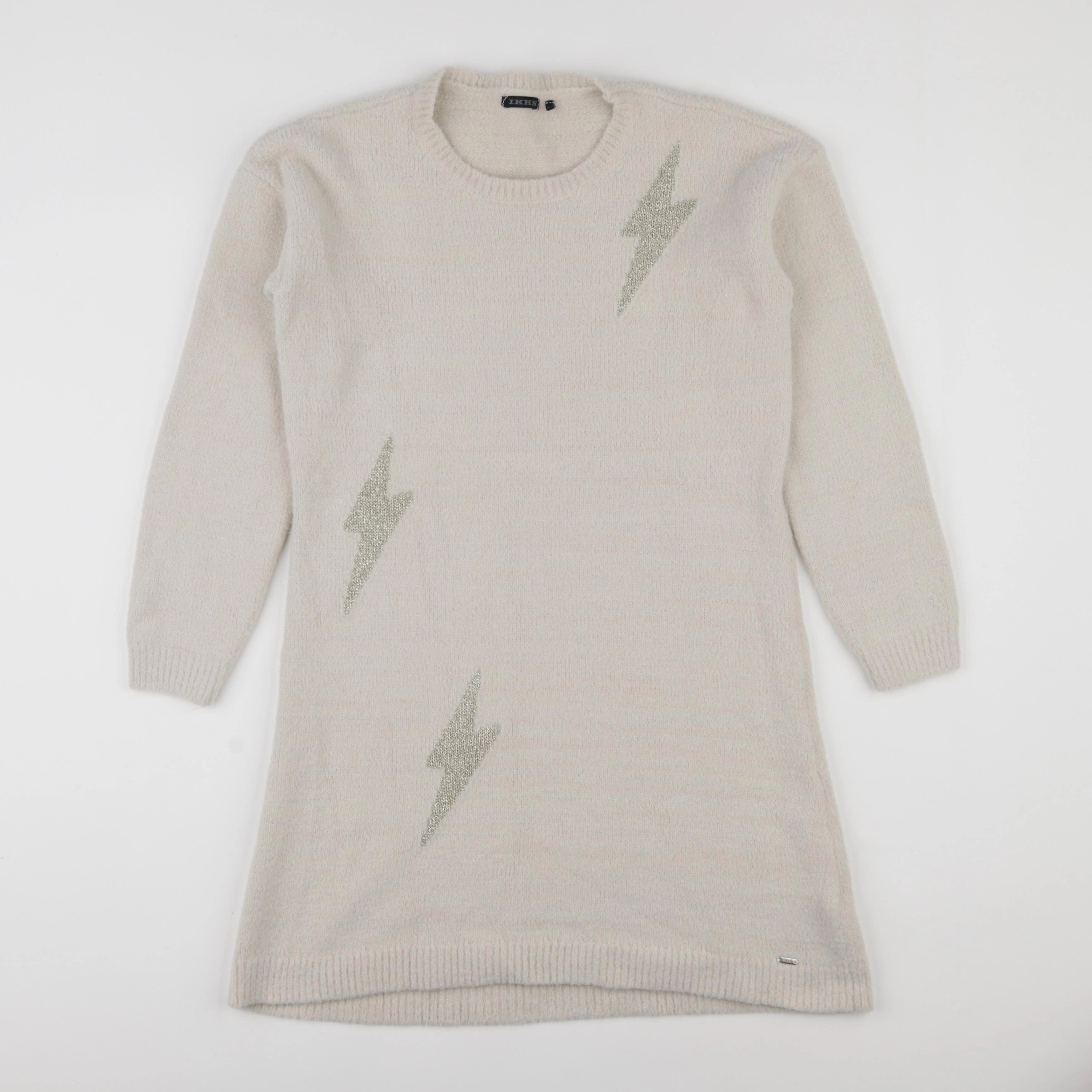 IKKS - robe imprimé au dos beige - 10 ans