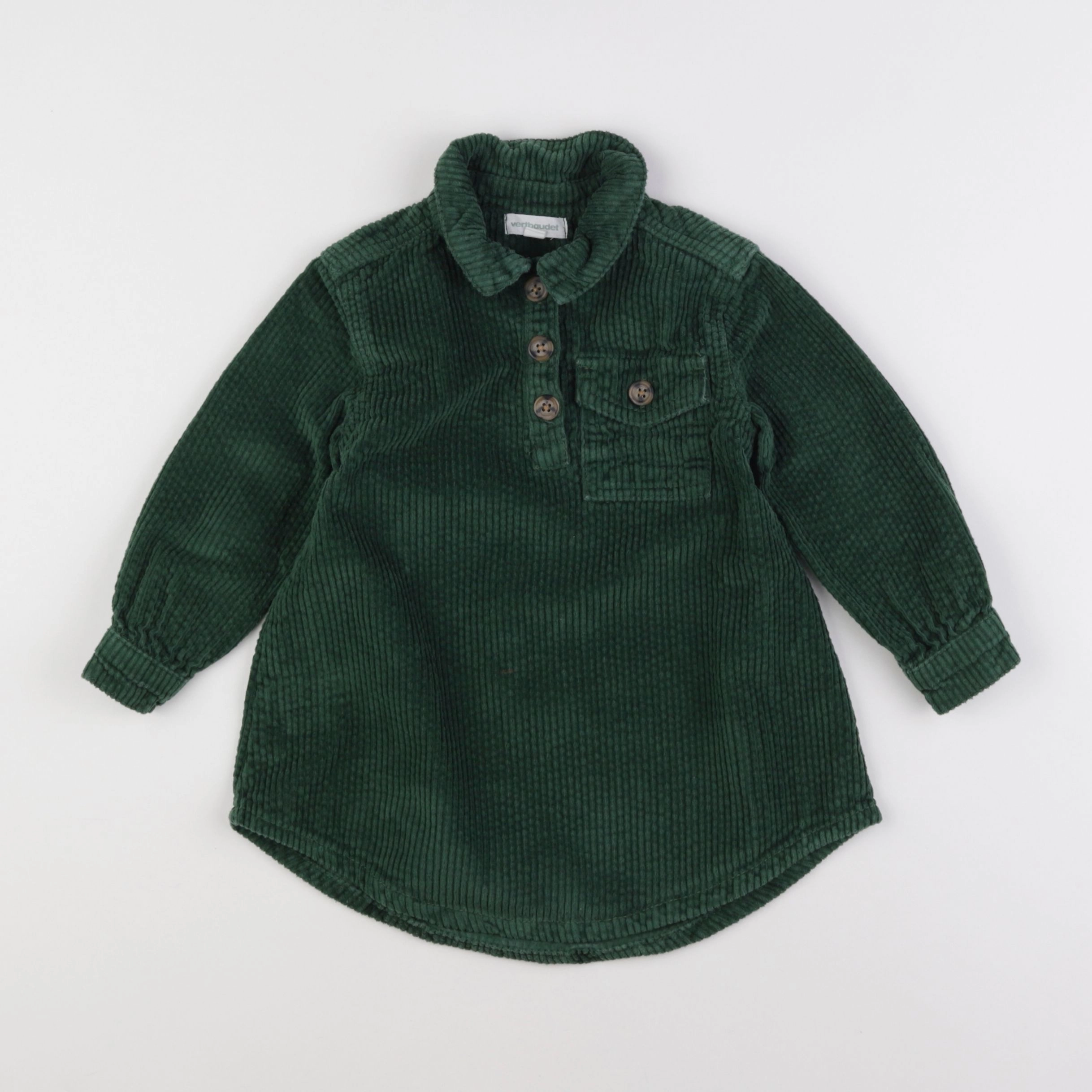Vertbaudet - robe vert - 3 ans