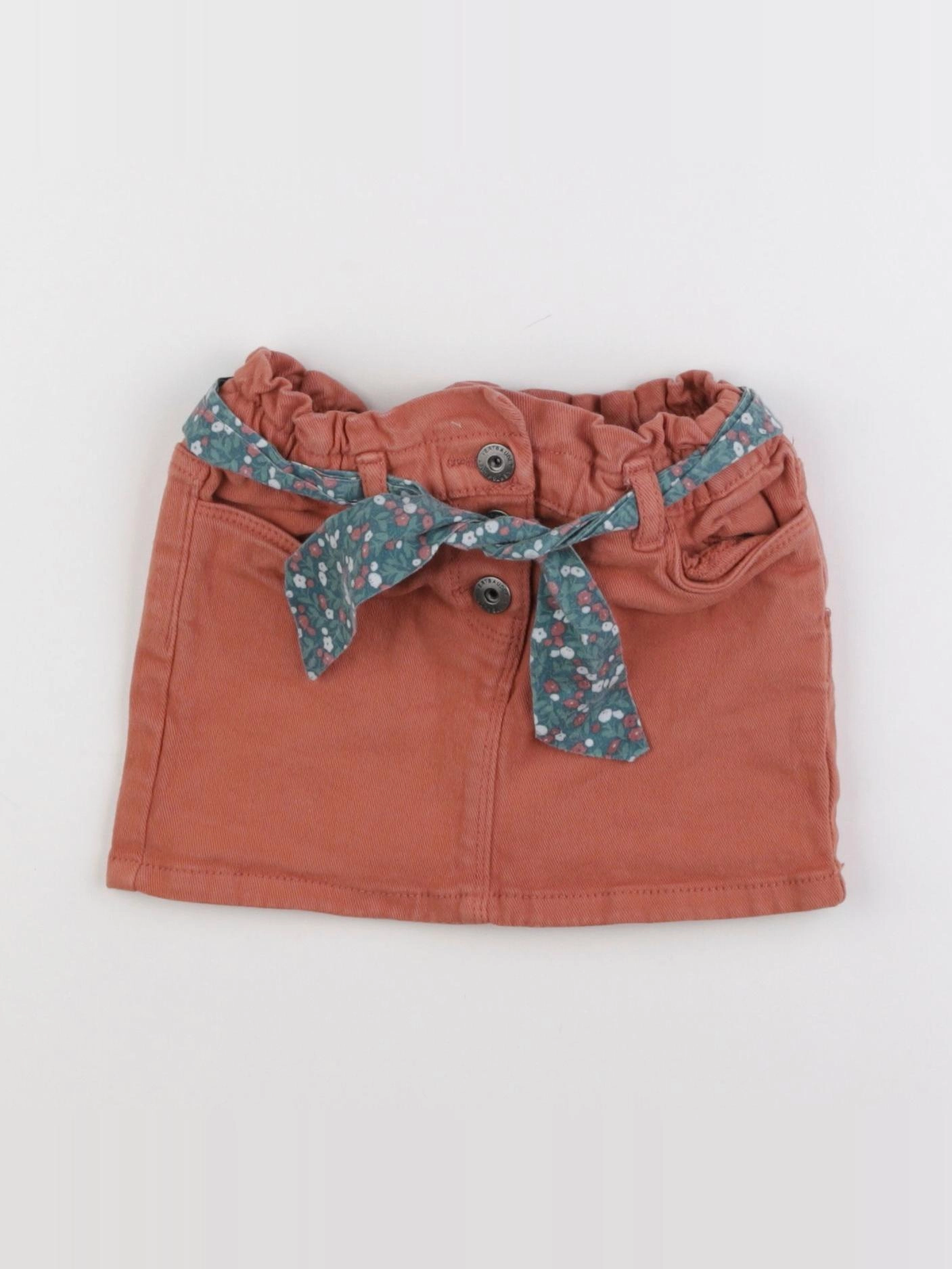 Vertbaudet - jupe rouge - 2 ans
