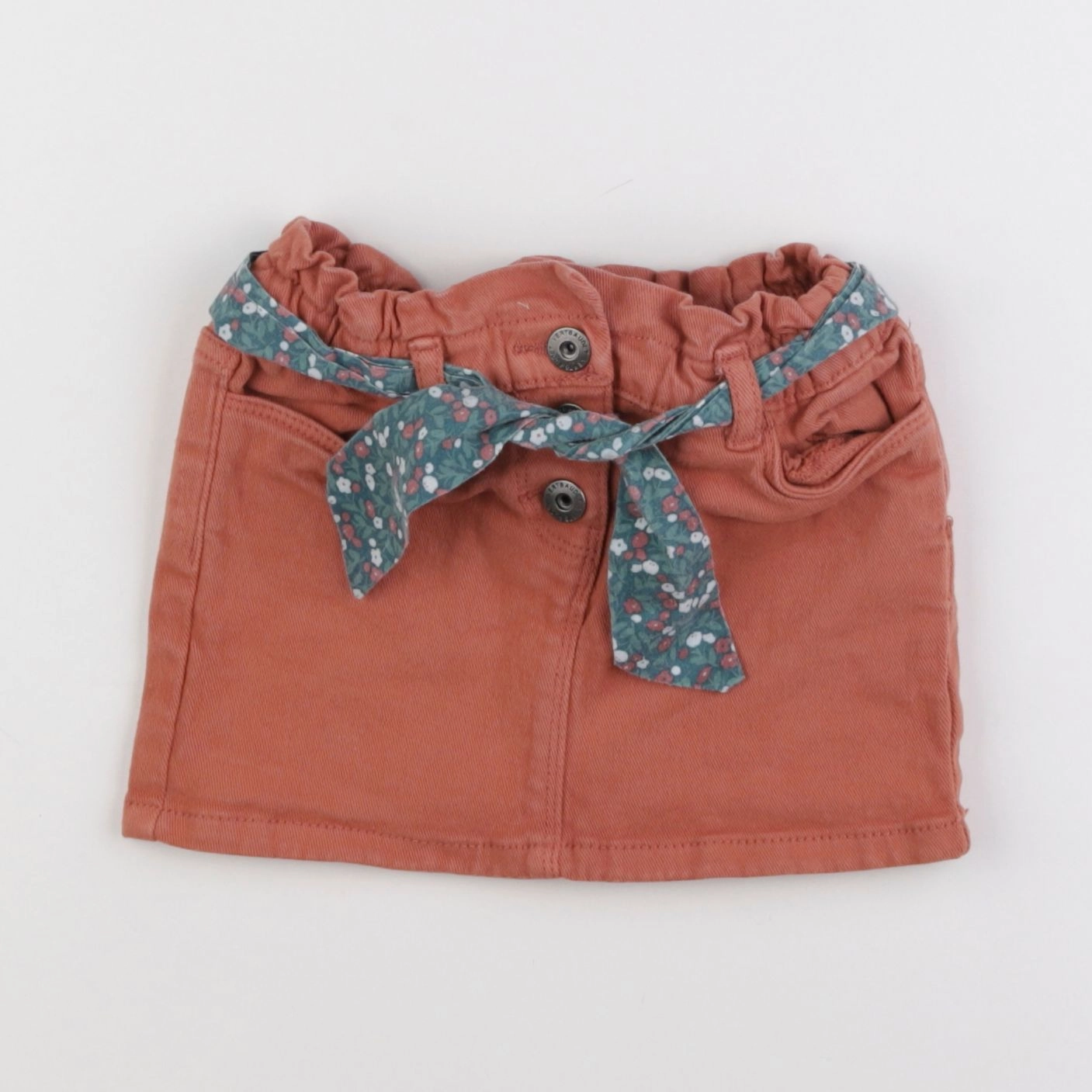 Vertbaudet - jupe rouge - 2 ans
