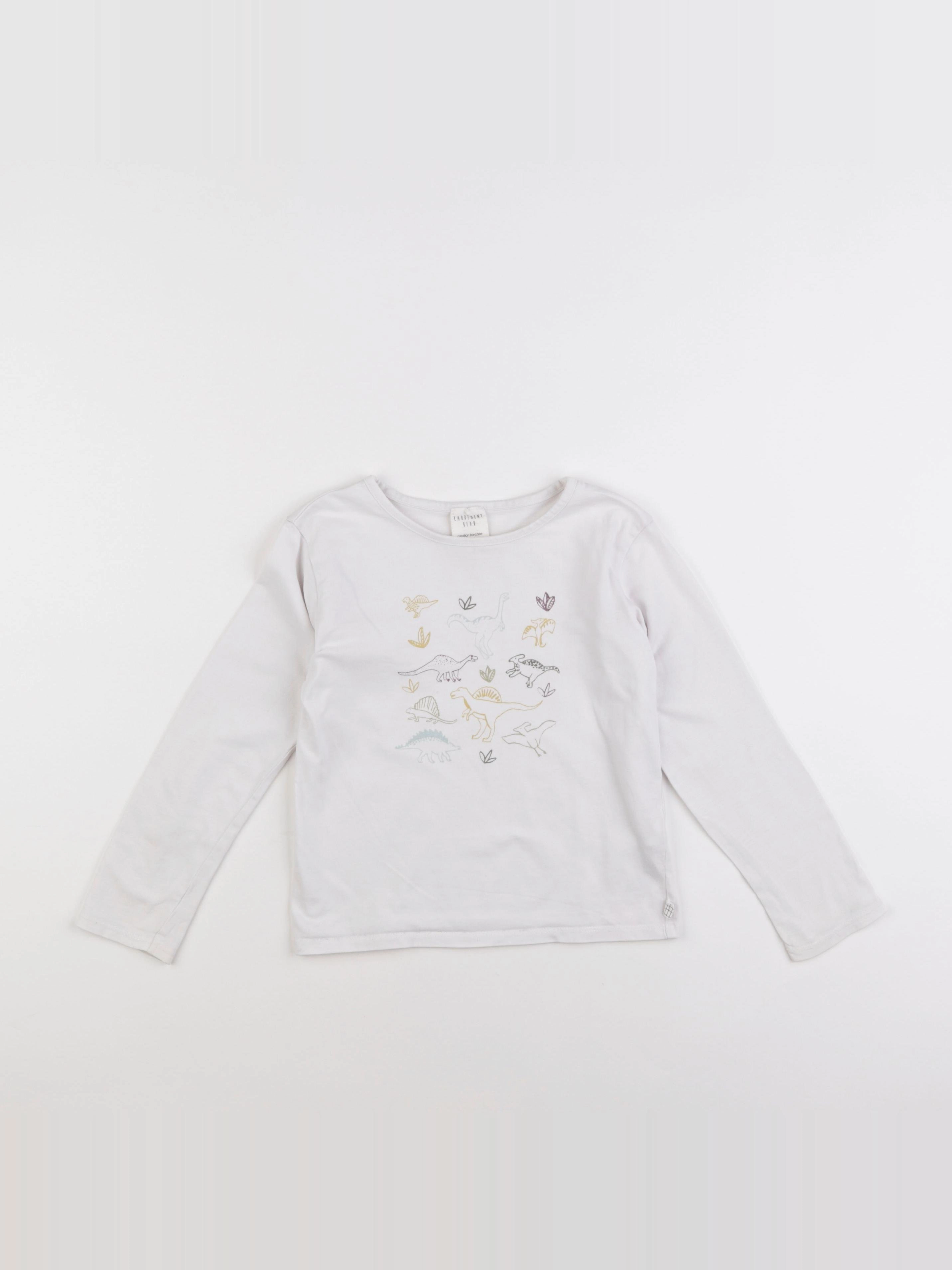 Carrément Beau - tee-shirt blanc - 4 ans