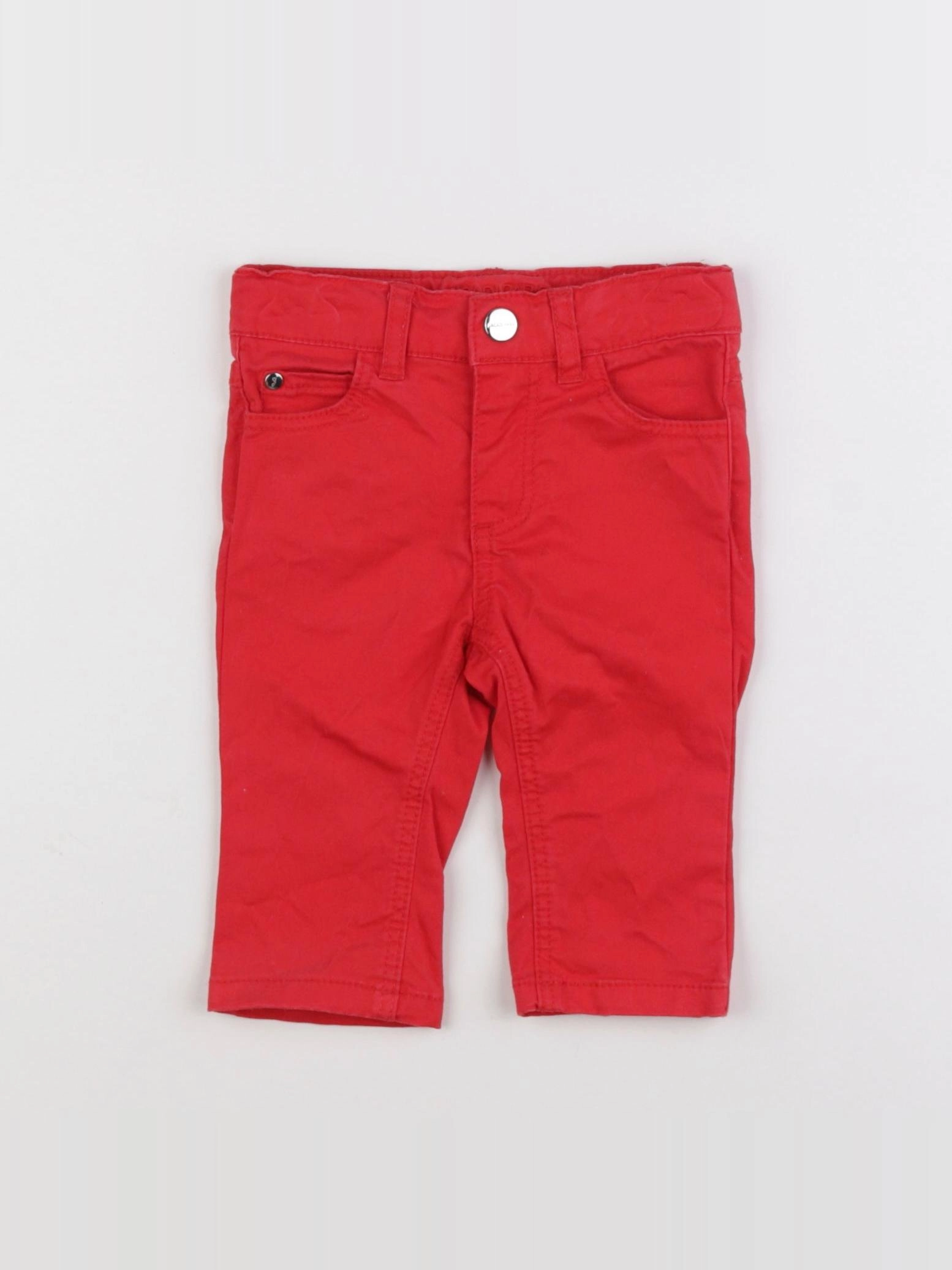 Jacadi - jean rouge - 6 mois