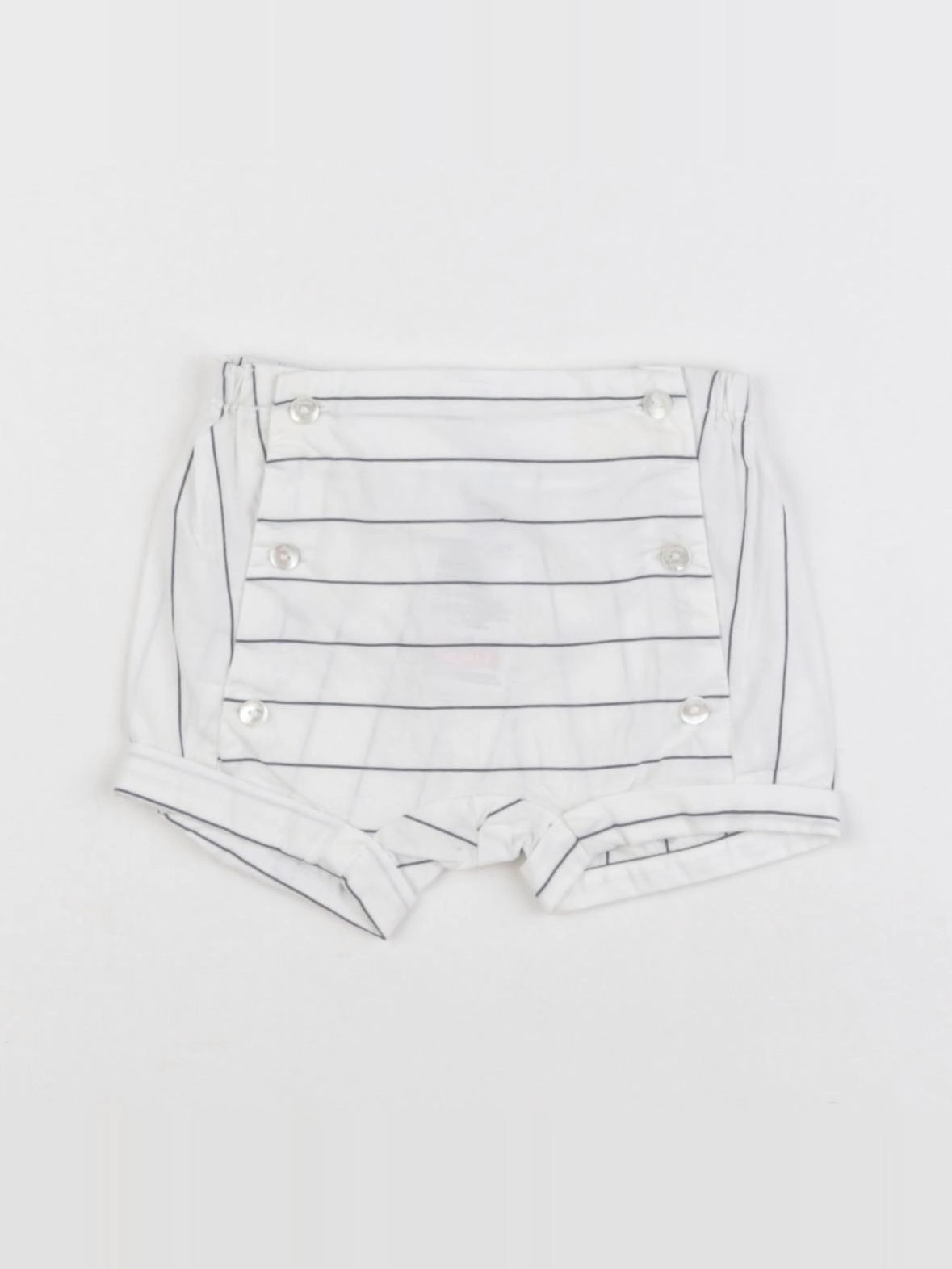 Jacadi - bloomer blanc, bleu - 1 mois