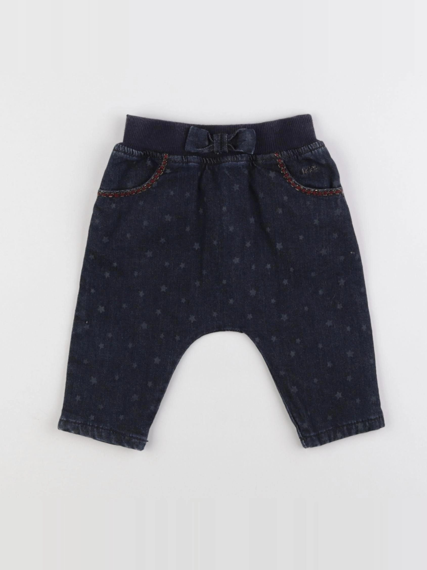 IKKS - sarouel bleu - 3 mois