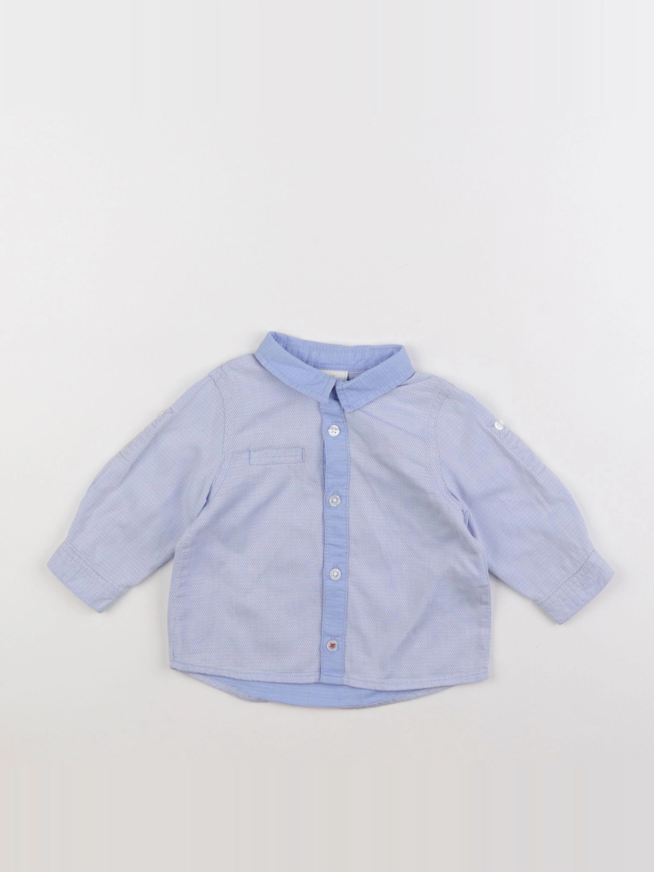 Tape à l'oeil - chemise bleu - 6 mois