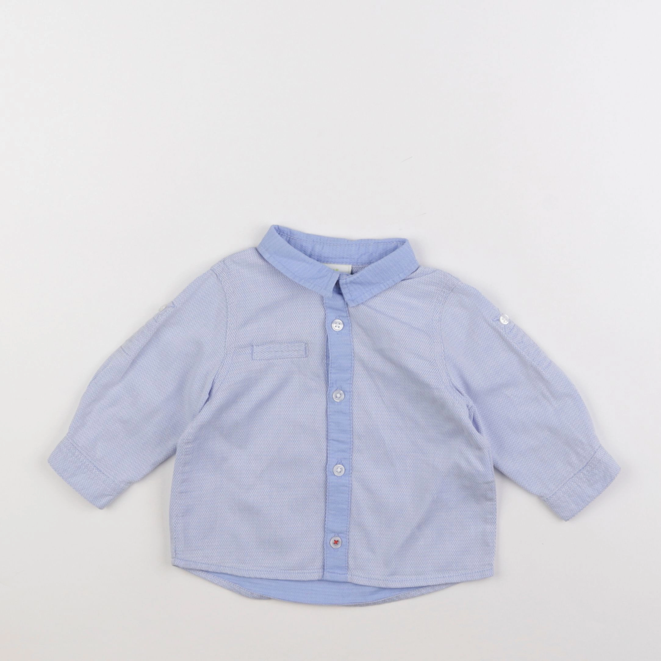 Tape à l'oeil - chemise bleu - 6 mois