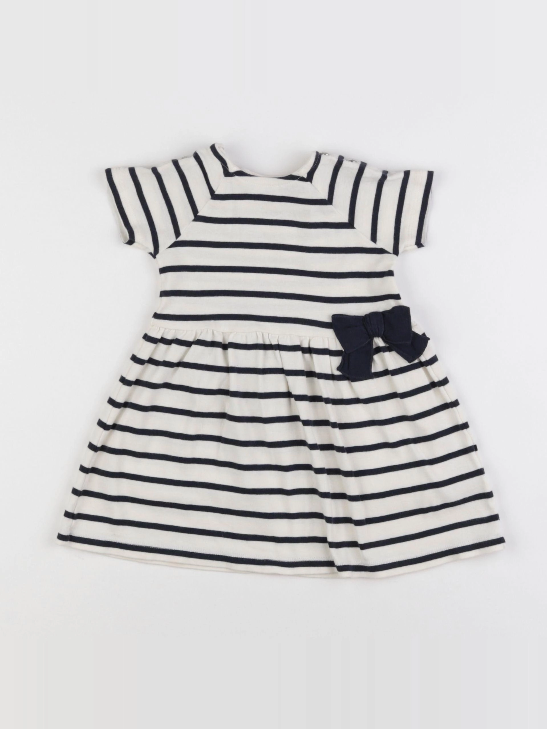 Petit Bateau - robe multicolore - 12 mois