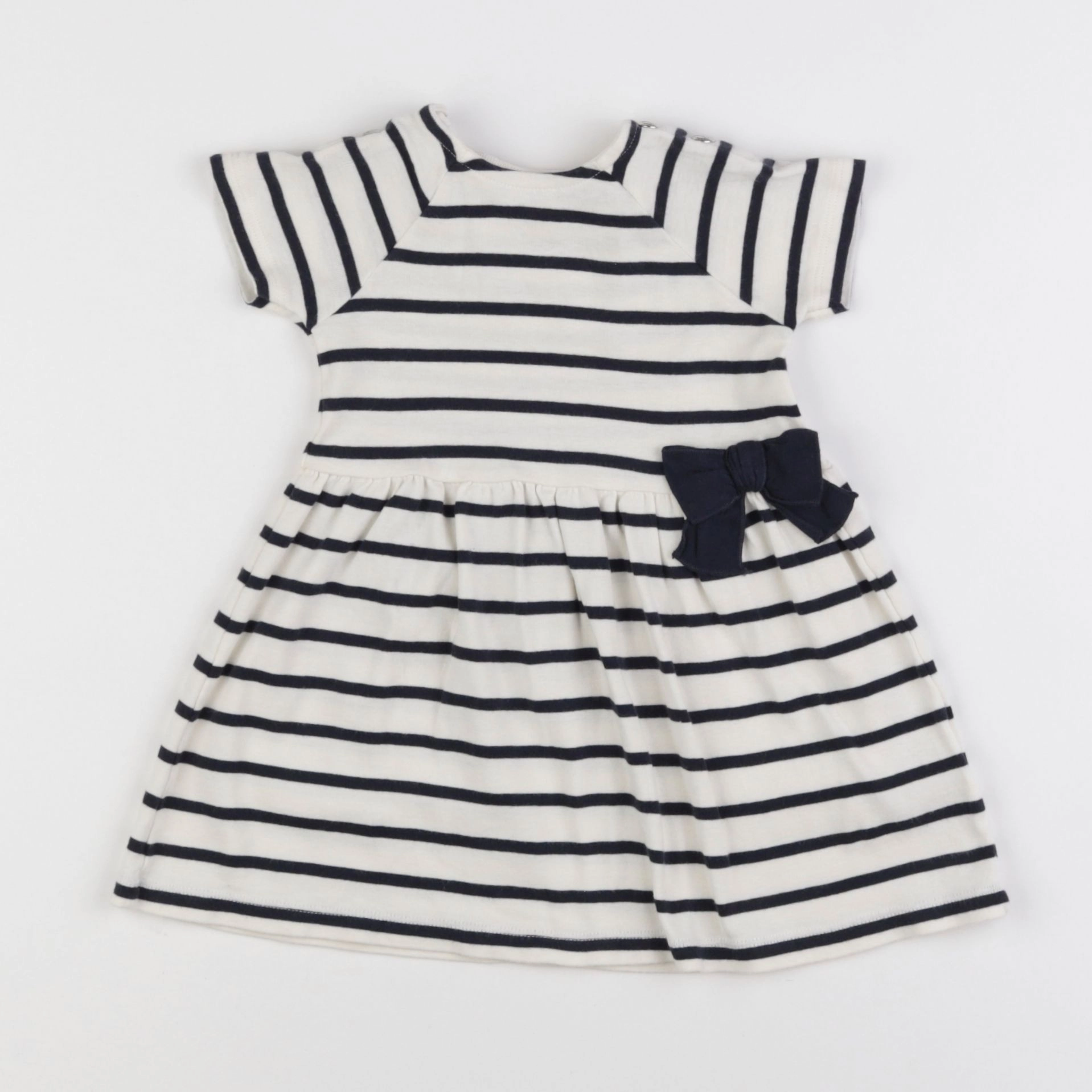 Petit Bateau - robe multicolore - 12 mois