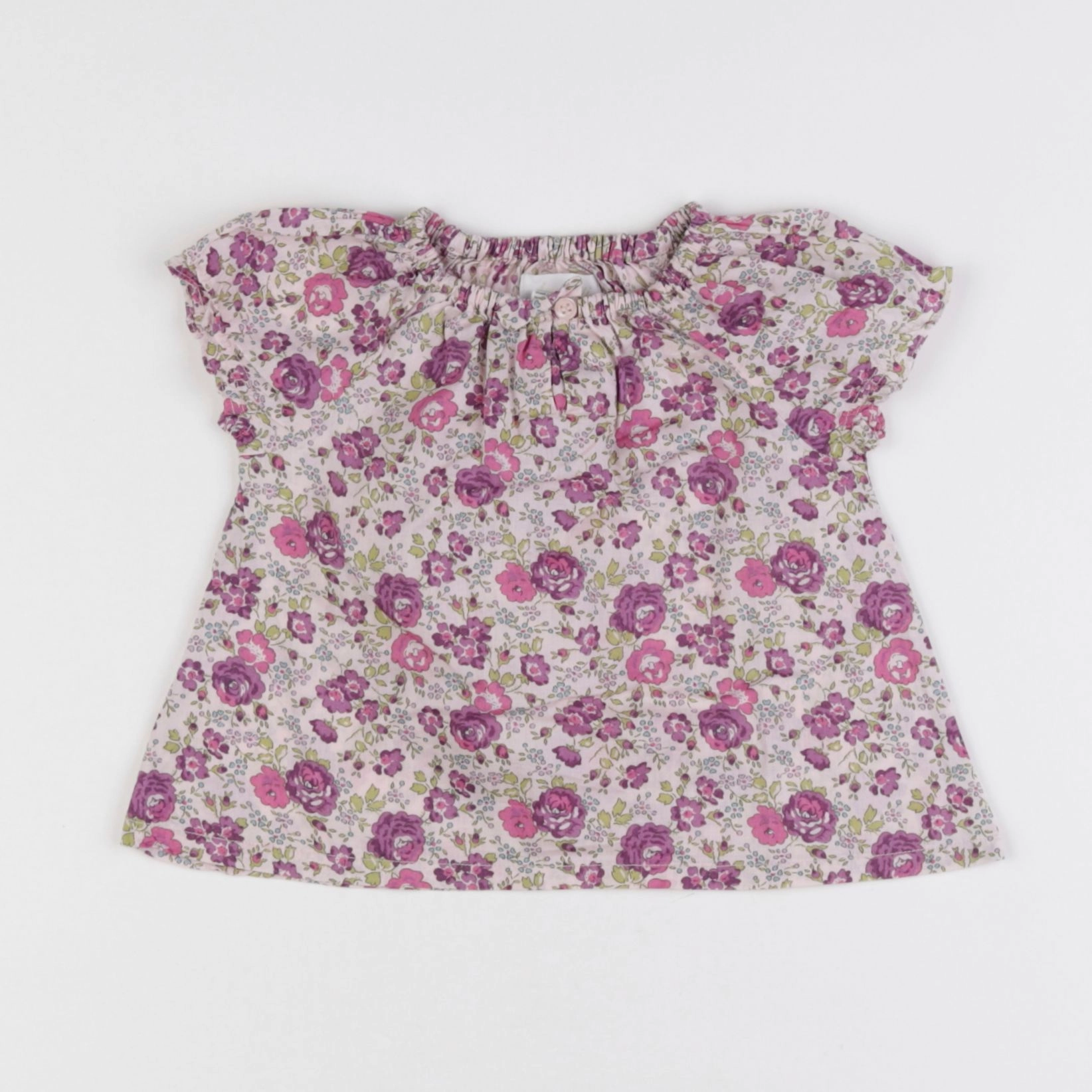 Jacadi - blouse liberty rose - 12 mois