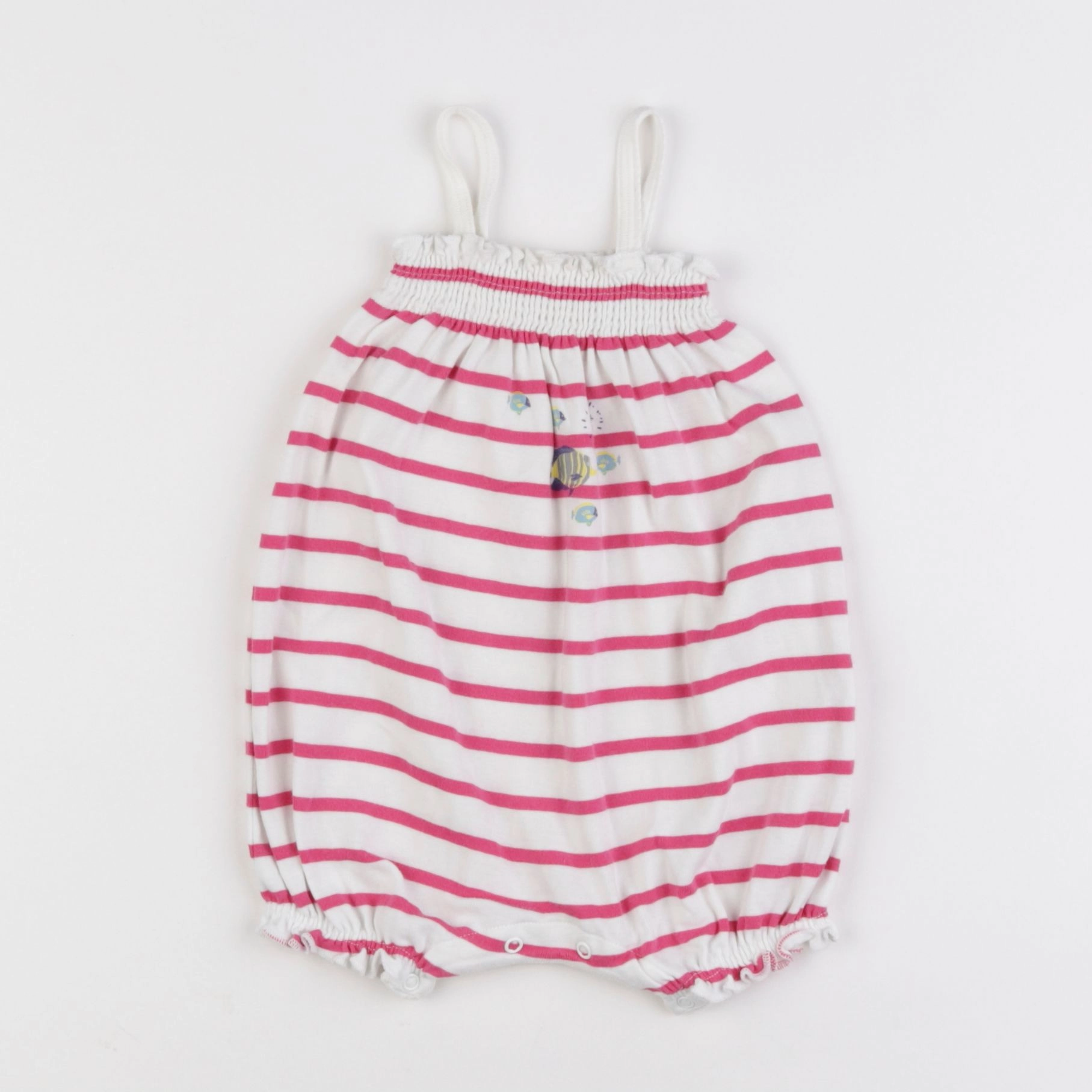 Petit Bateau - combinaison rose - 6 mois