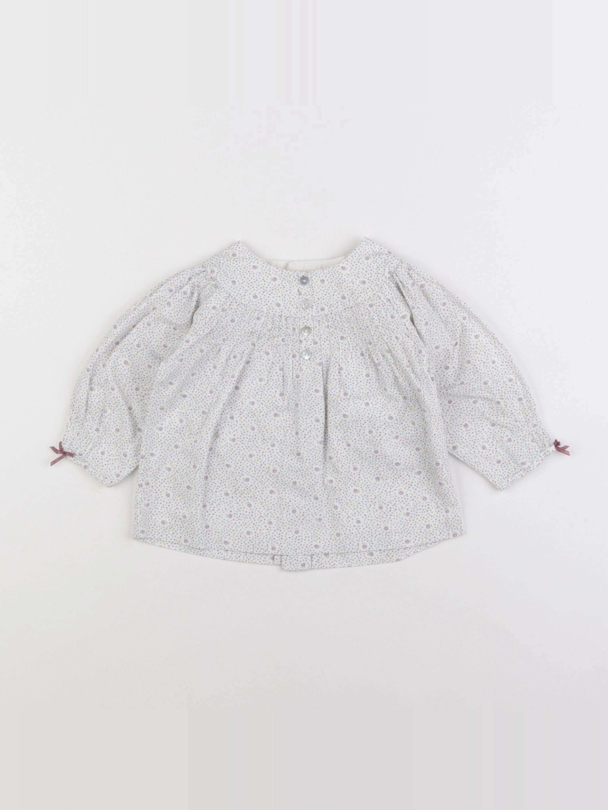 Jacadi - blouse blanc - 6 mois