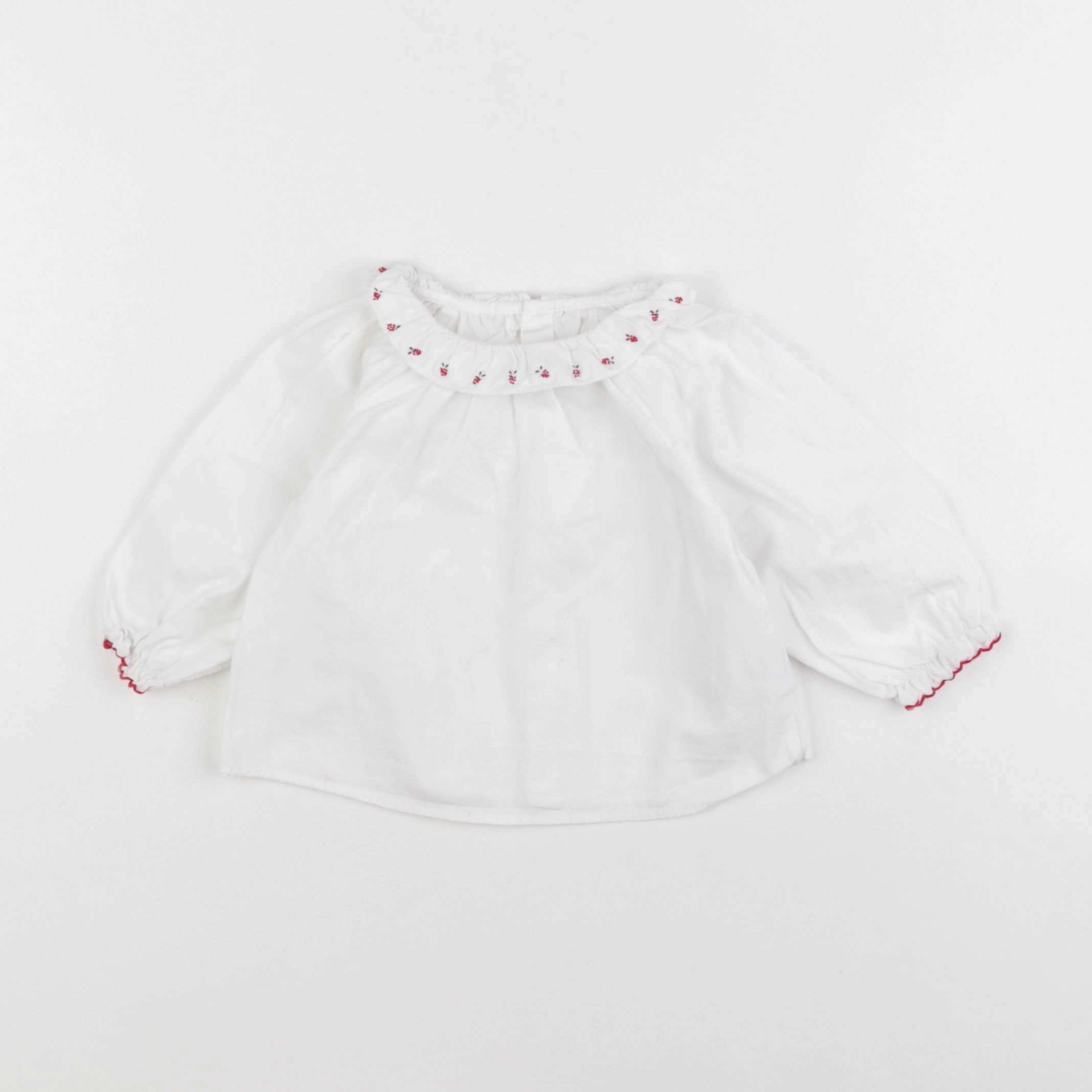 Jacadi - blouse blanc - 6 mois