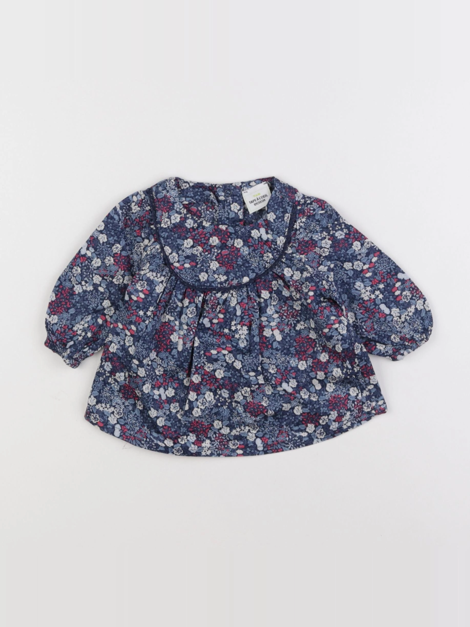 Tape à l'oeil - blouse bleu - 6 mois