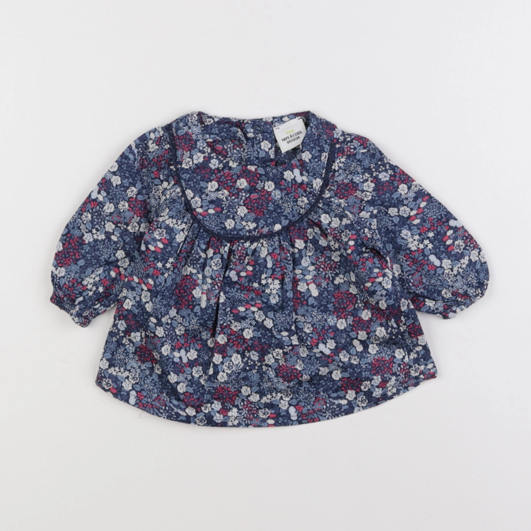Tape à l'oeil - blouse bleu - 6 mois