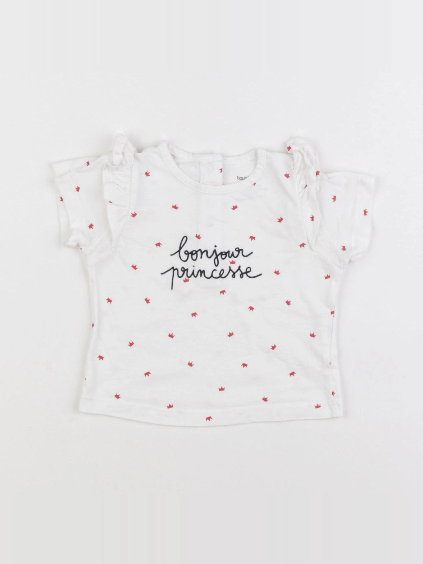 Boutchou - tee-shirt blanc - 6 mois