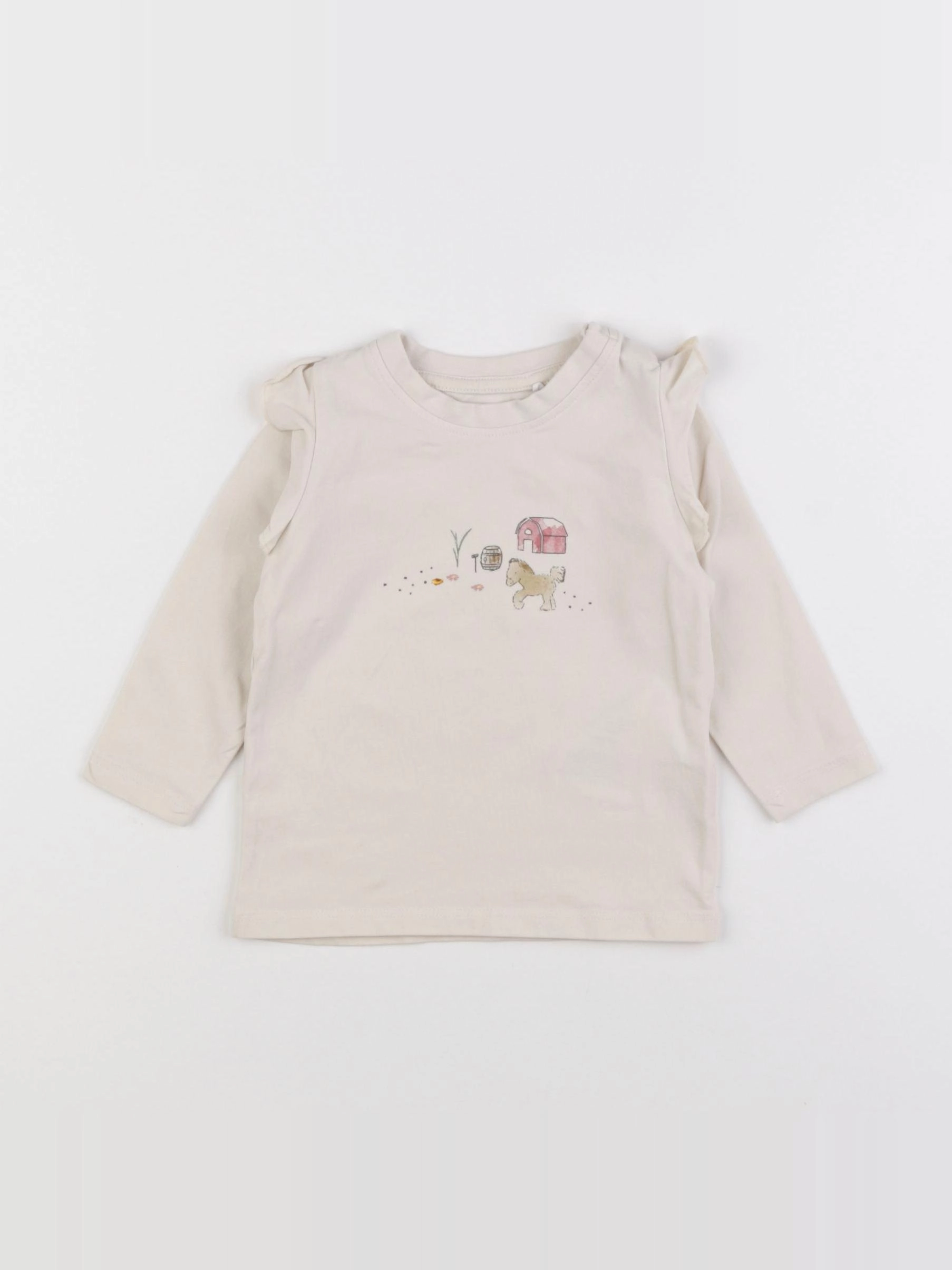 Name it - tee-shirt beige - 6 mois
