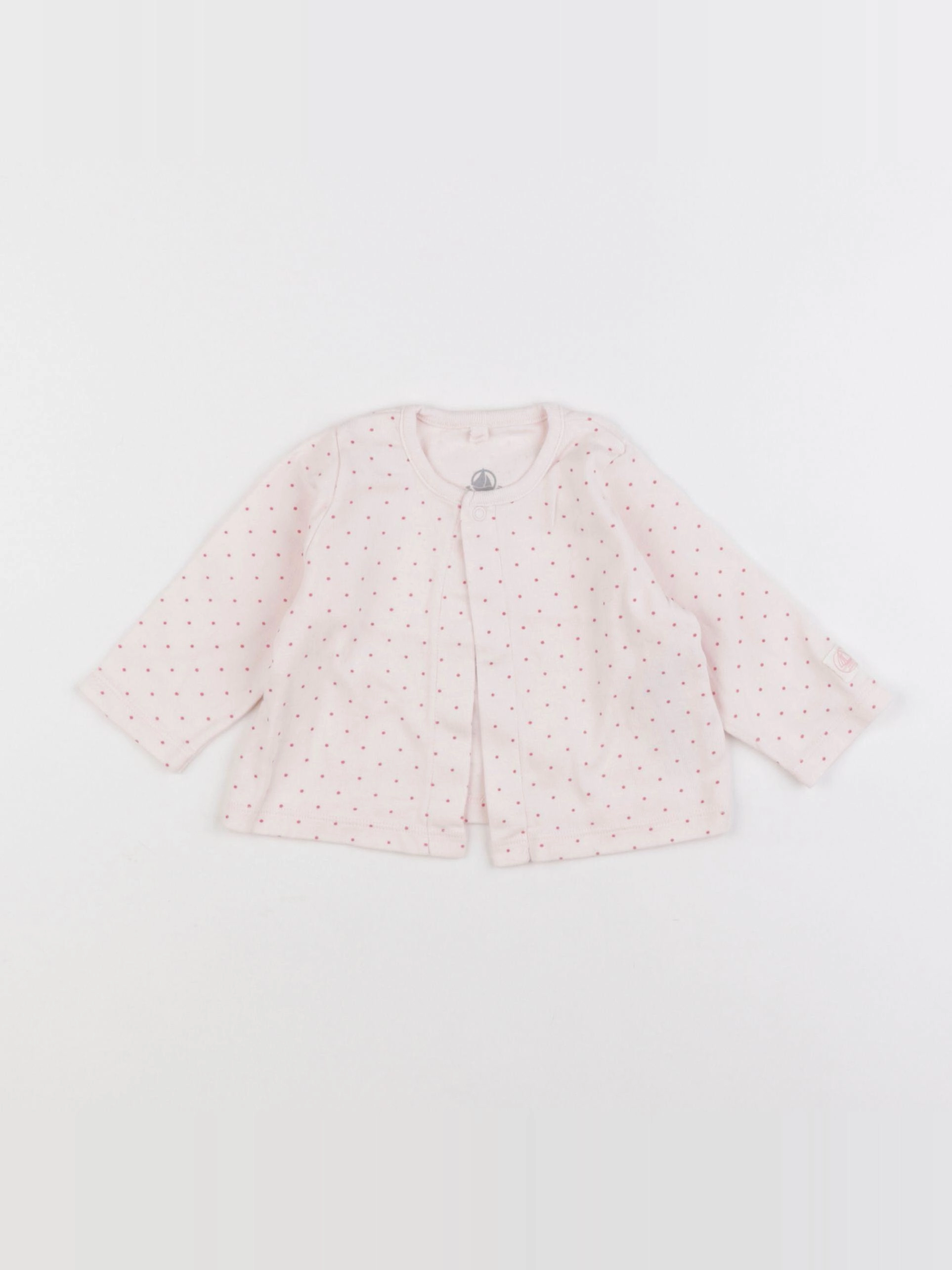 Petit Bateau - tee-shirt rose - 6 mois