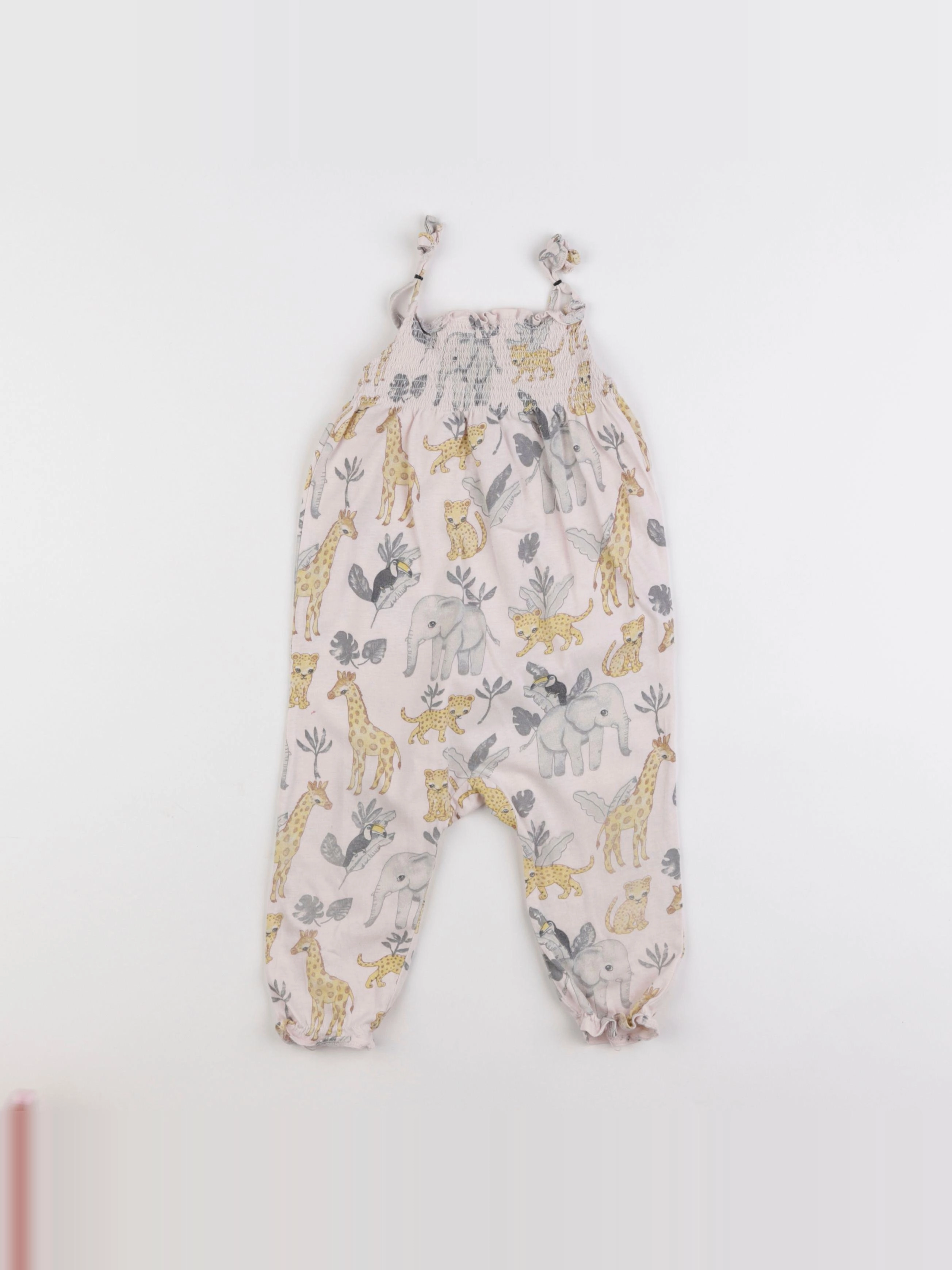H&M - combinaison rose - 6/9 mois