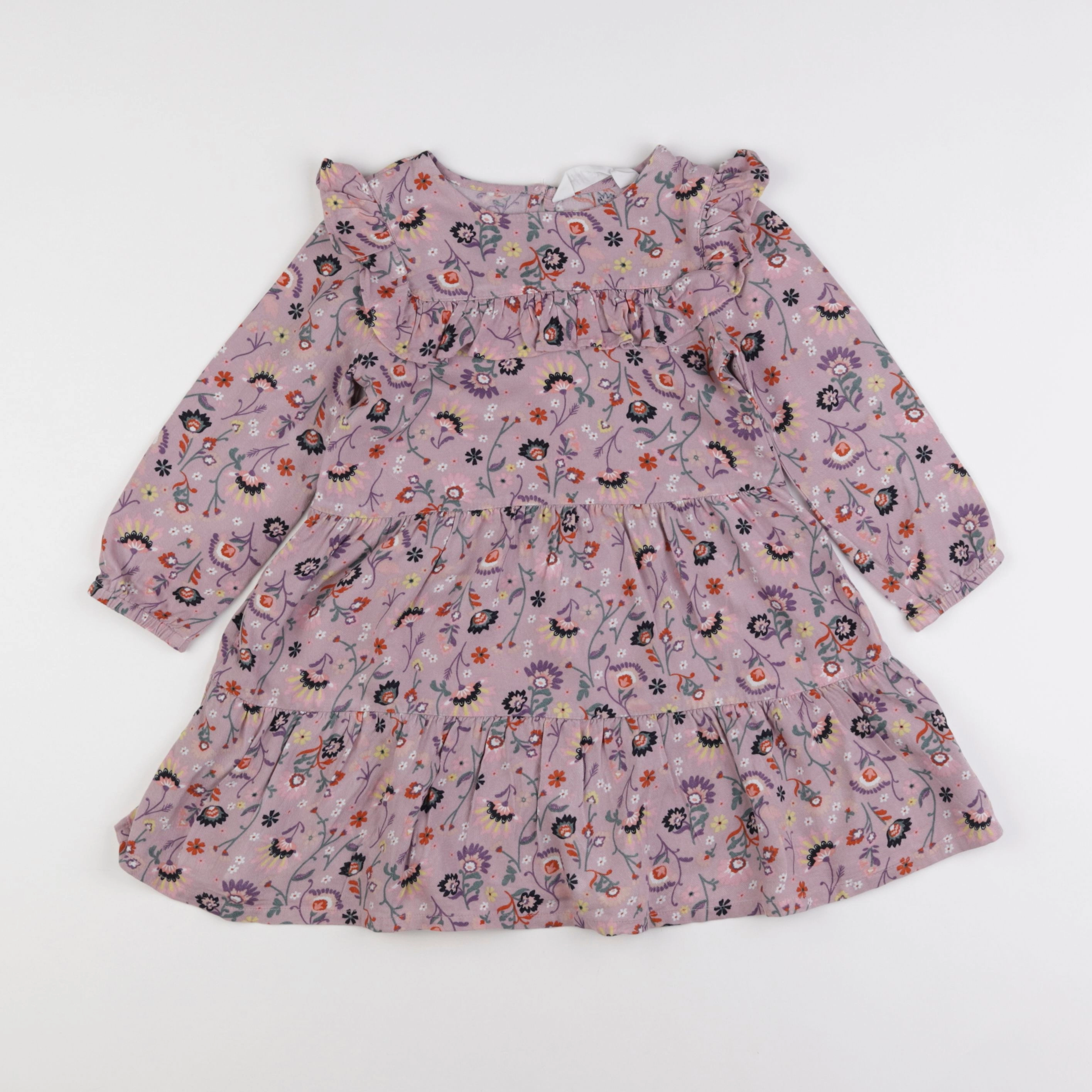 H&M - robe violet - 2/3 ans