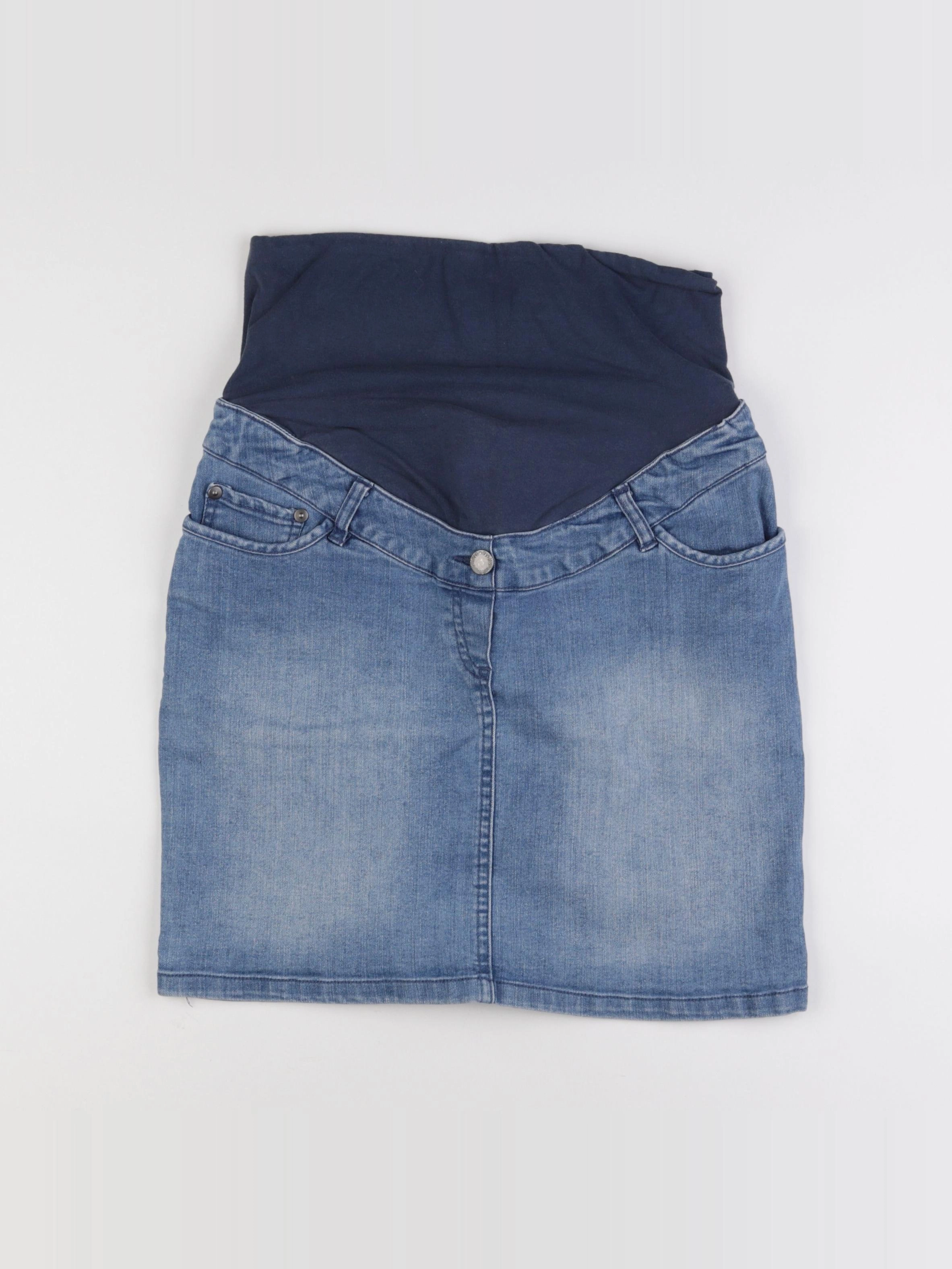 Vertbaudet - jupe grossesse bleu - 36