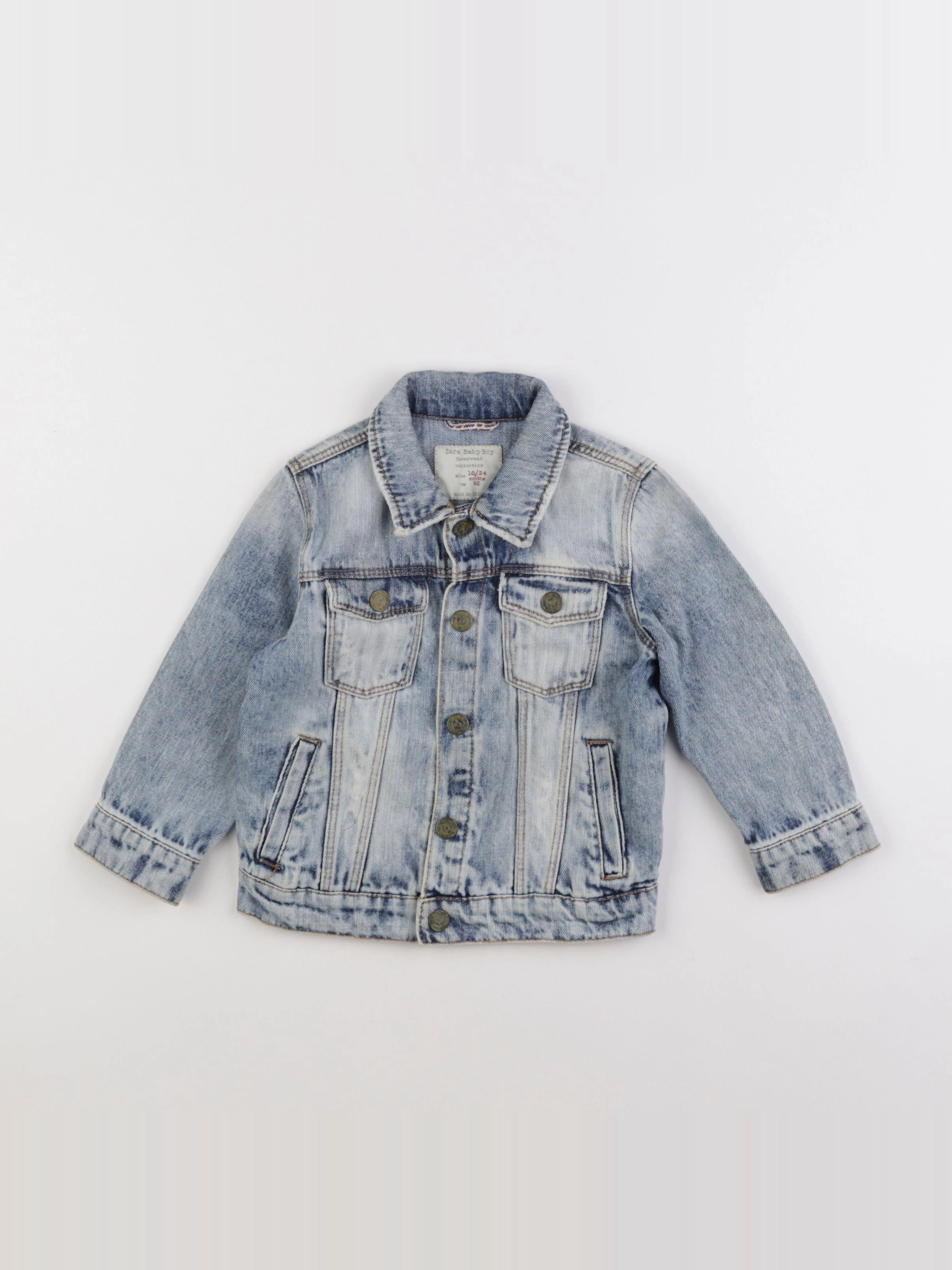 Zara - veste bleu - 18 mois à 2 ans
