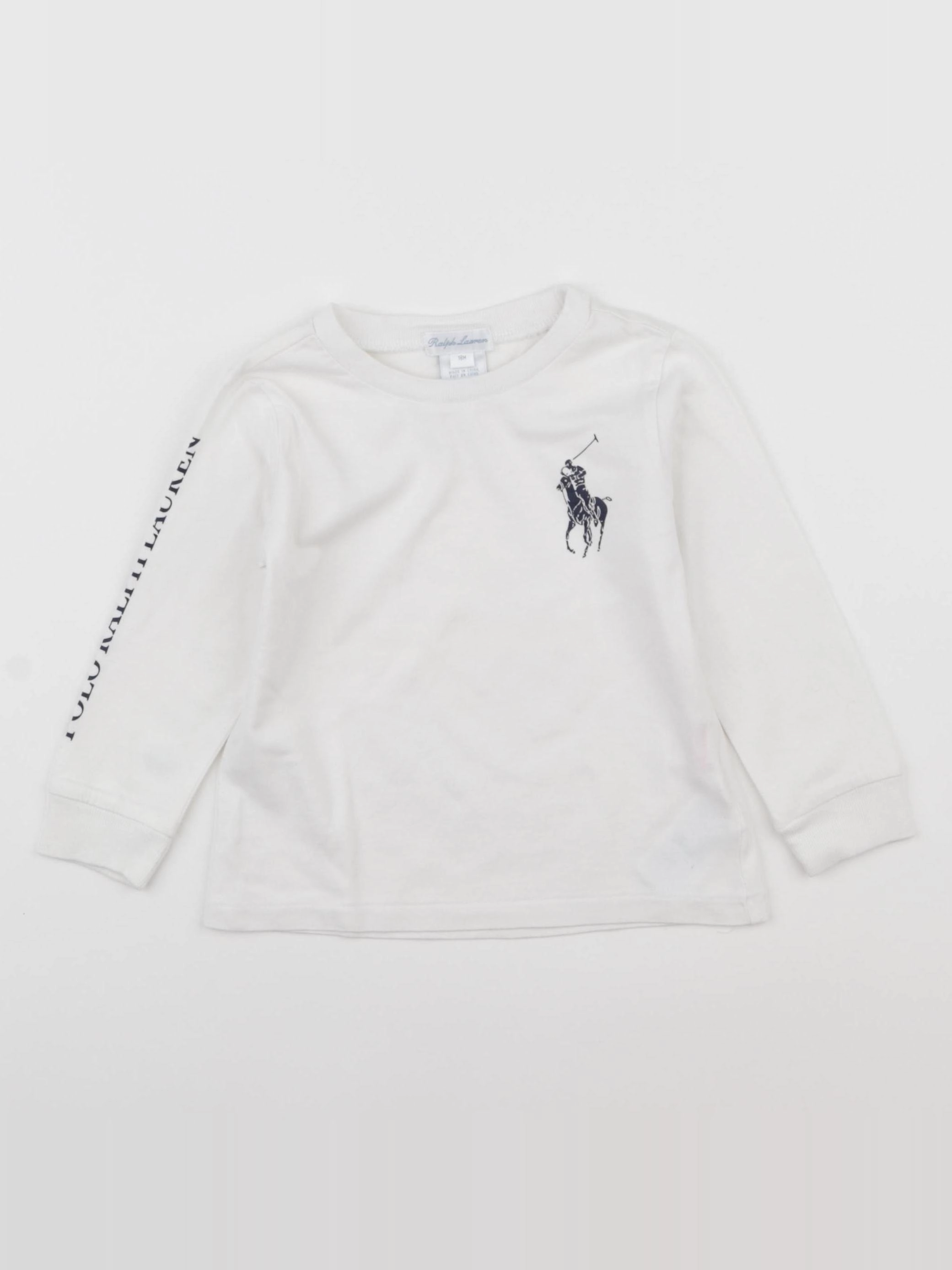 Ralph Lauren - tee-shirt blanc - 18 mois