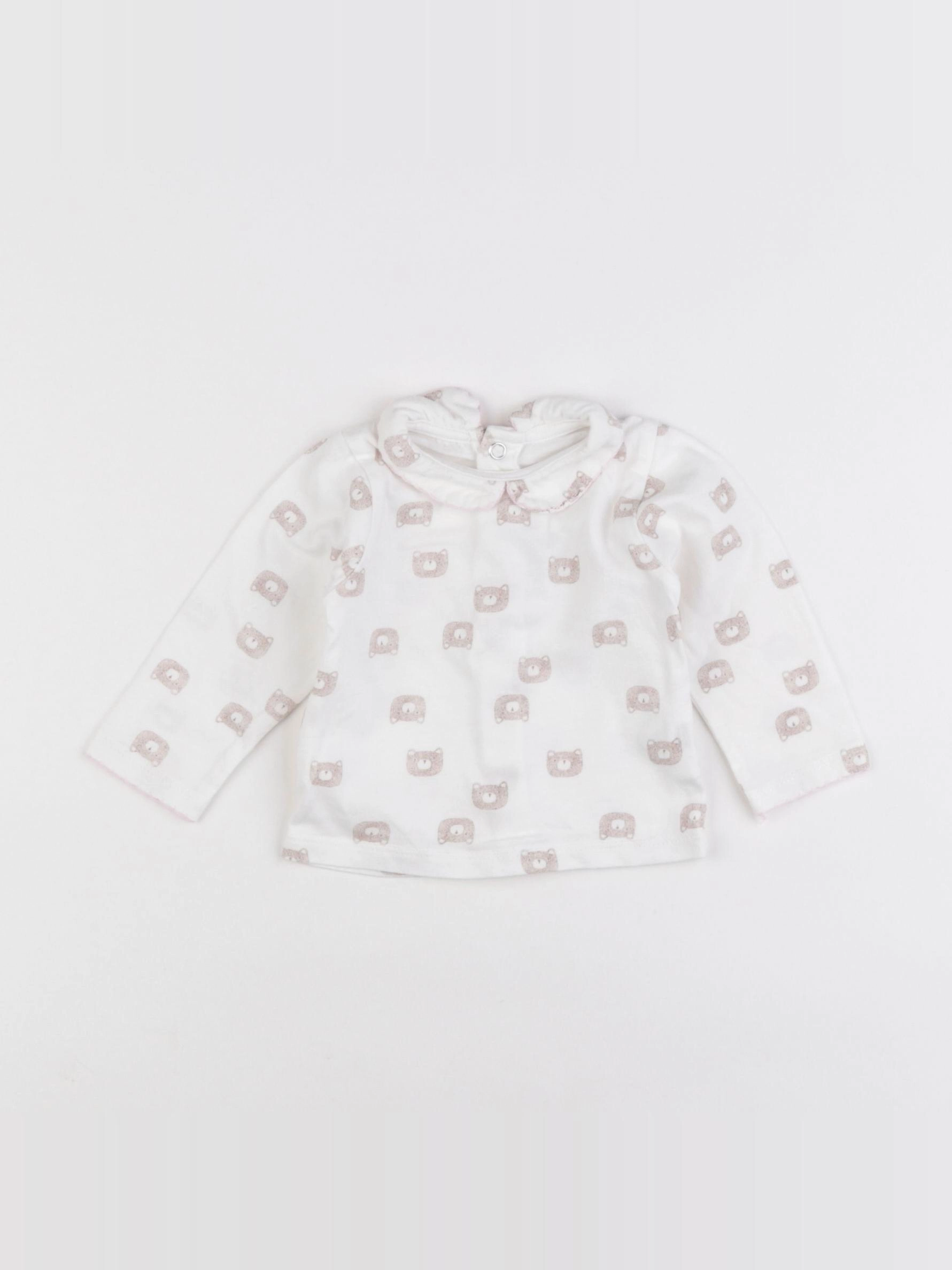 Jacadi - tee-shirt blanc - 1 mois