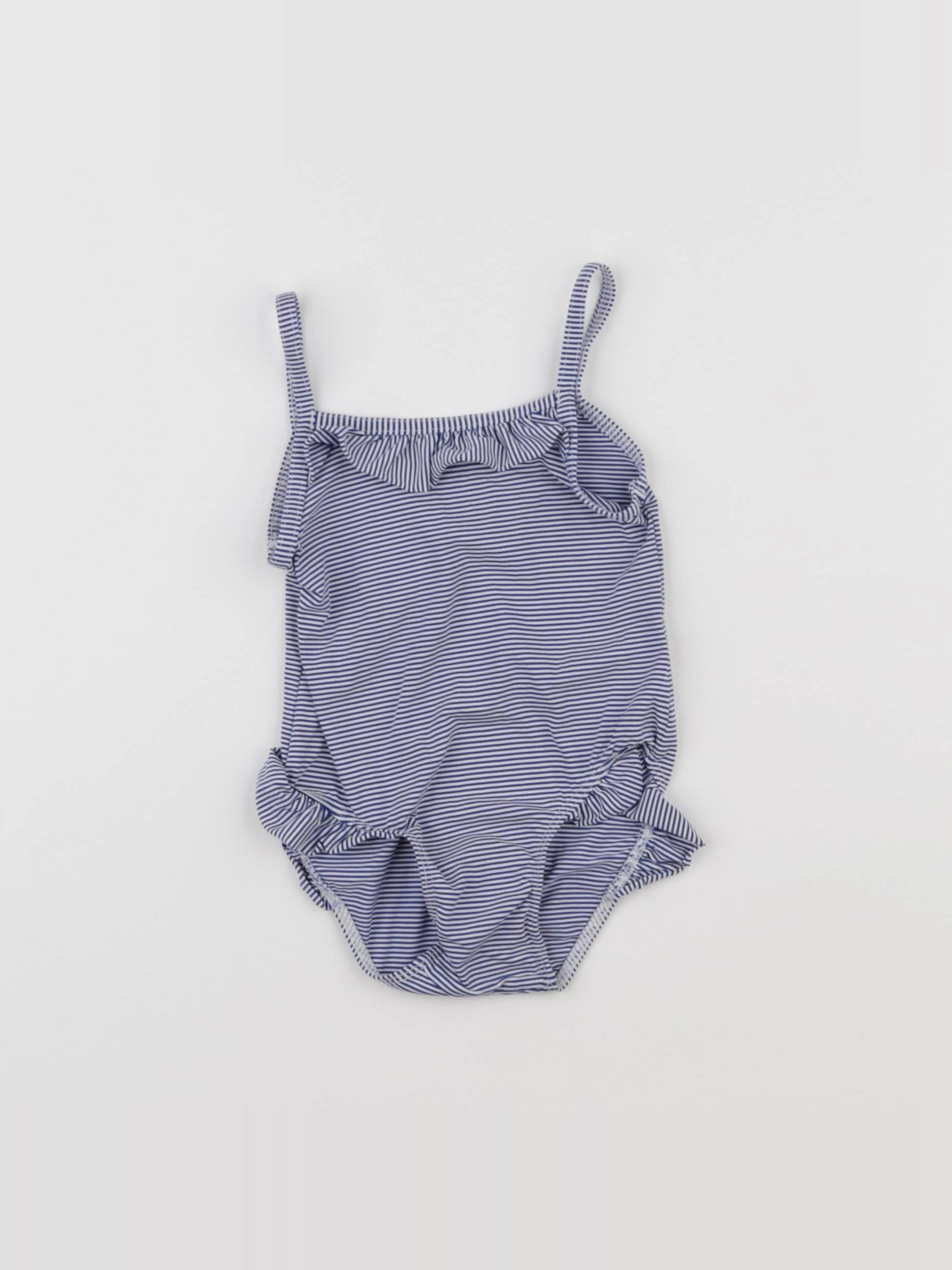 Petit Bateau - maillot de bain bleu - 12 mois