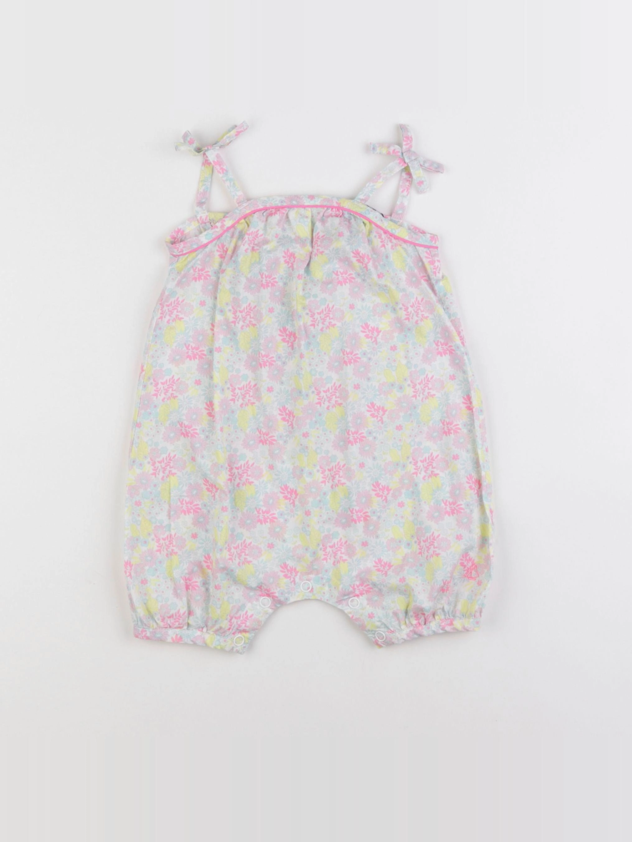 Petit Bateau - combinaison multicolore - 6 mois