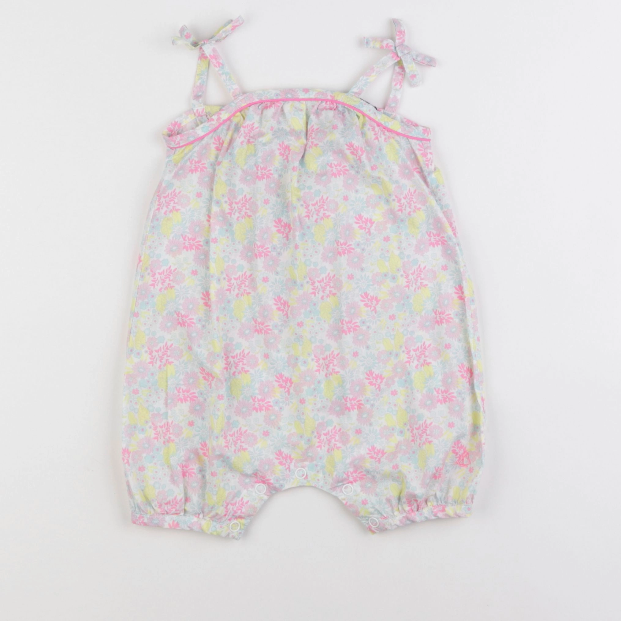 Petit Bateau - combinaison multicolore - 6 mois