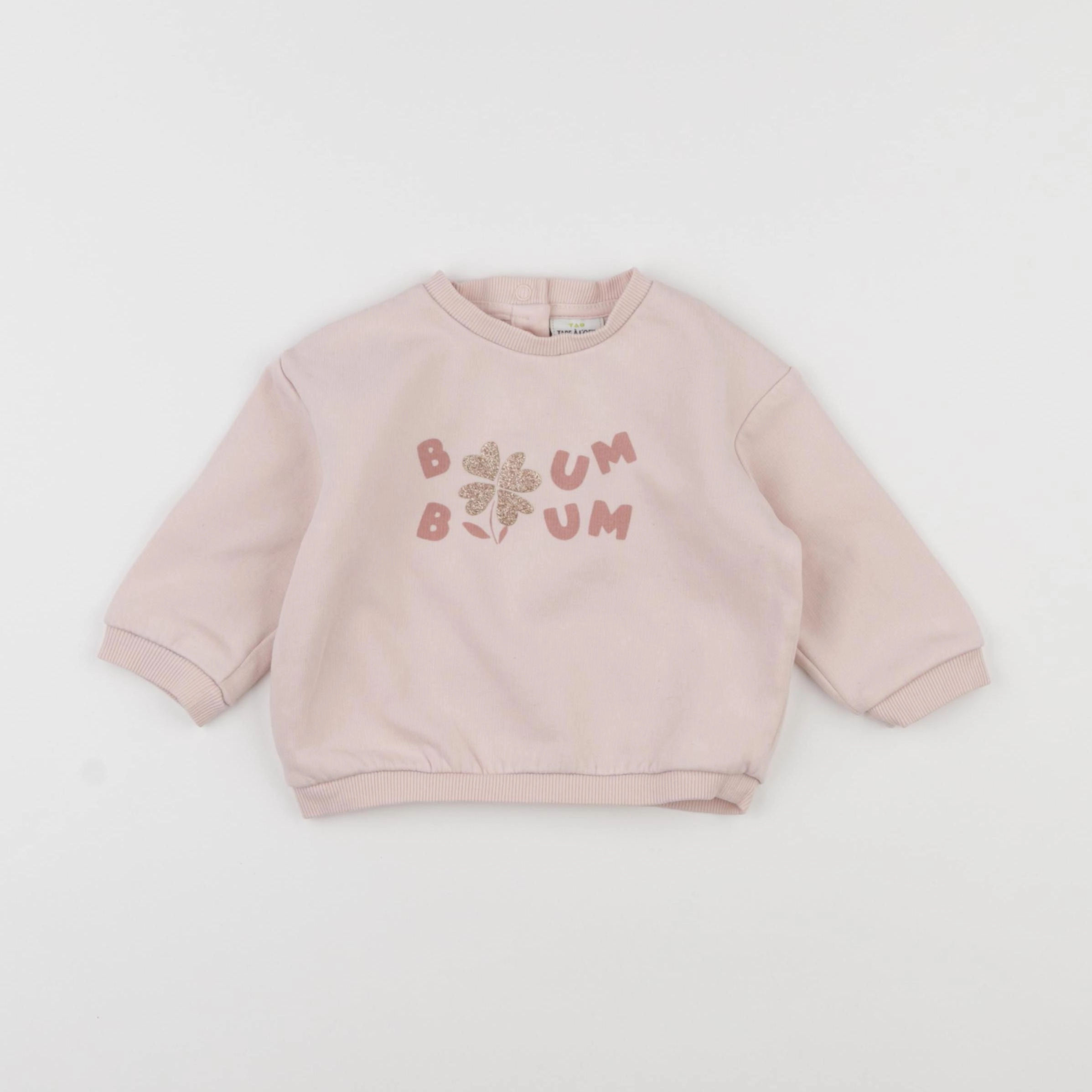 Tape à l'oeil - sweat rose - 9 mois