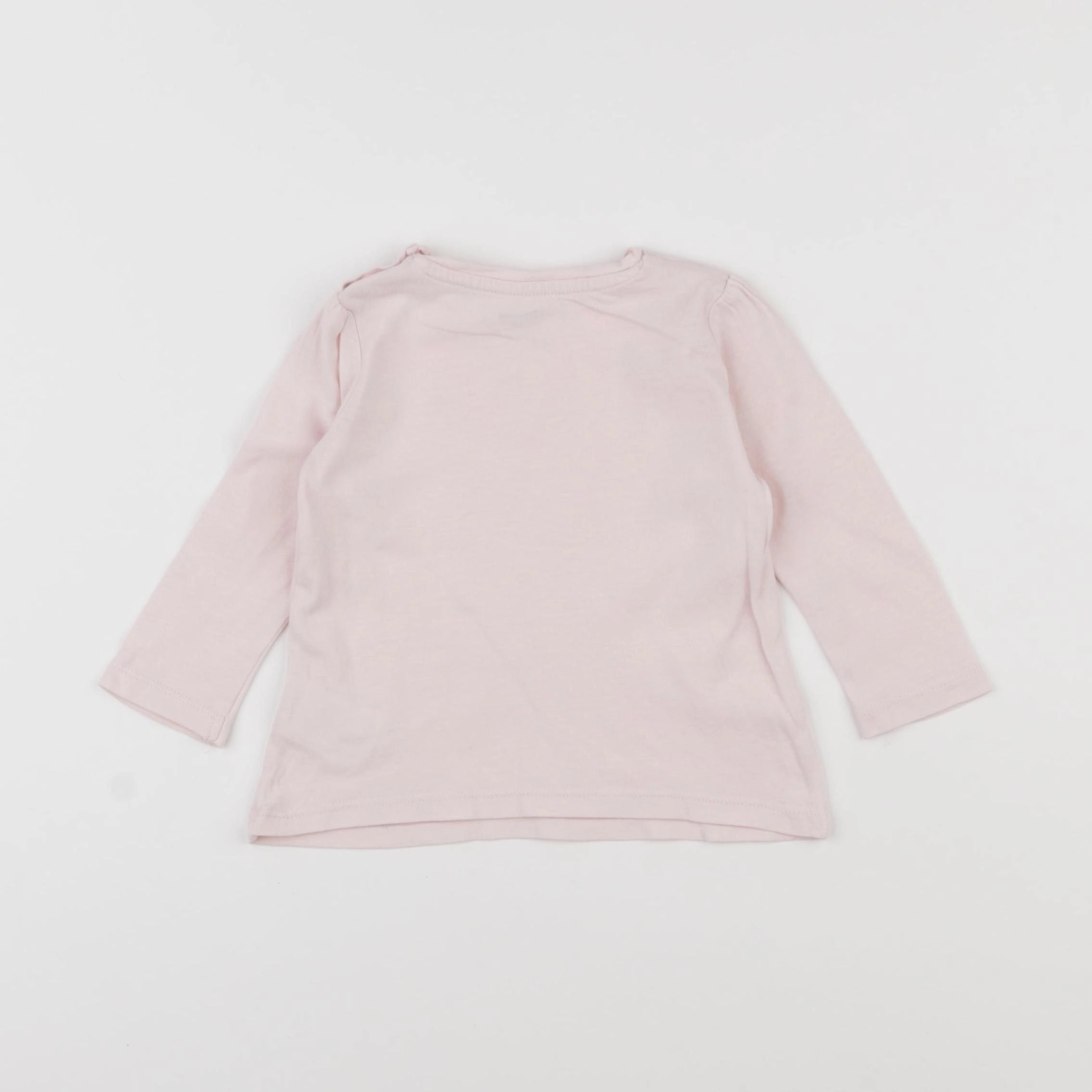 Vertbaudet - tee-shirt rose - 9 mois