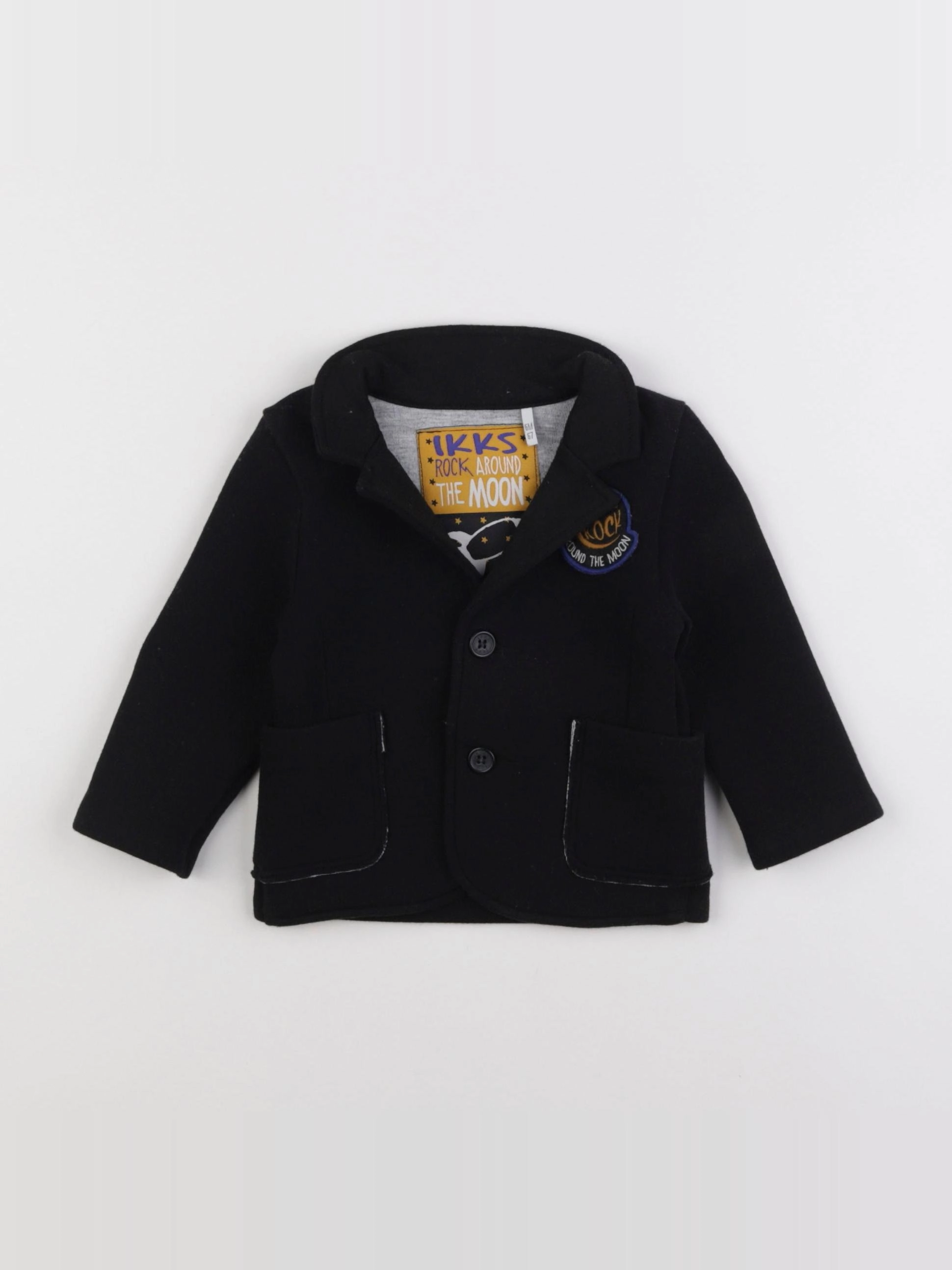 IKKS - veste noir - 6 mois