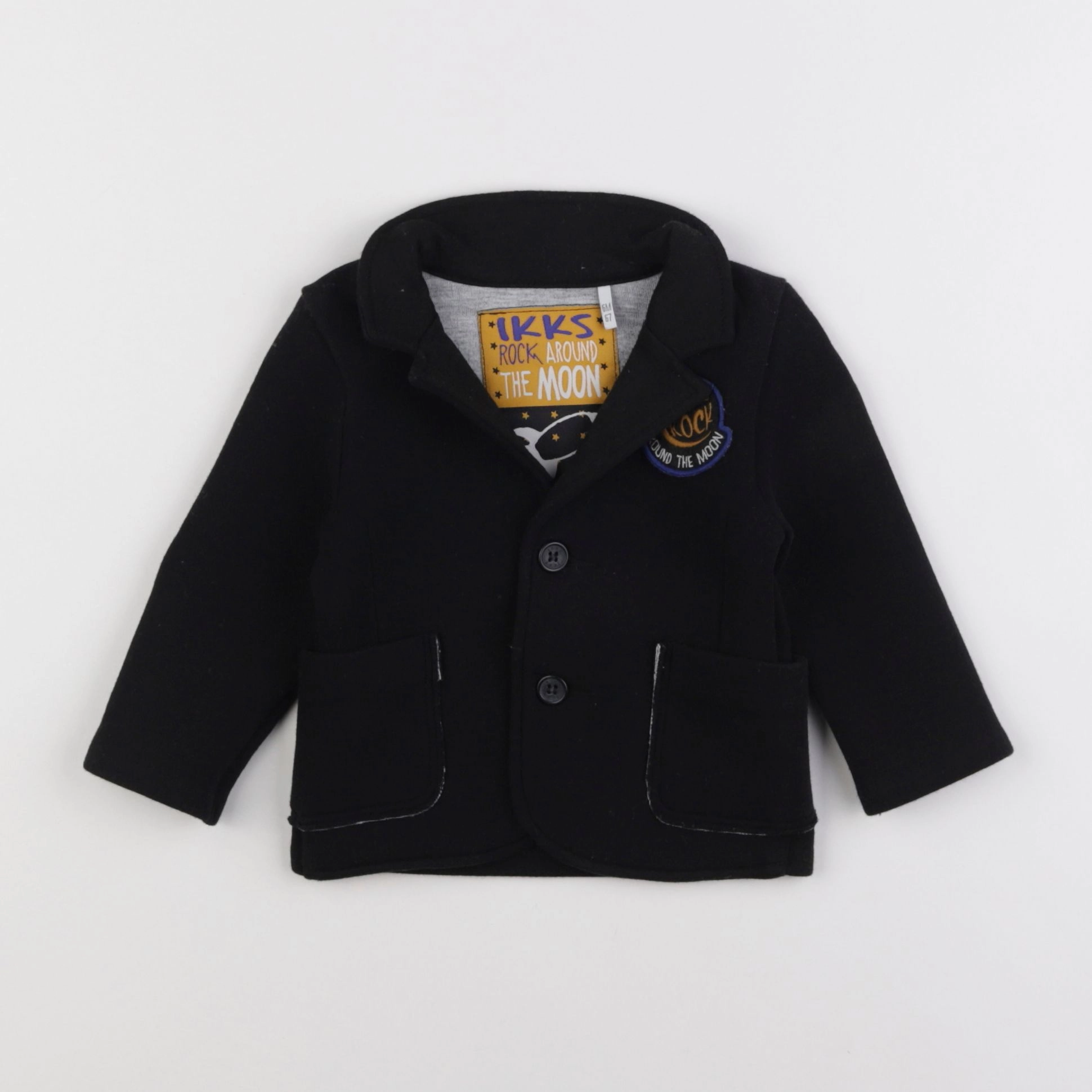 IKKS - veste noir - 6 mois