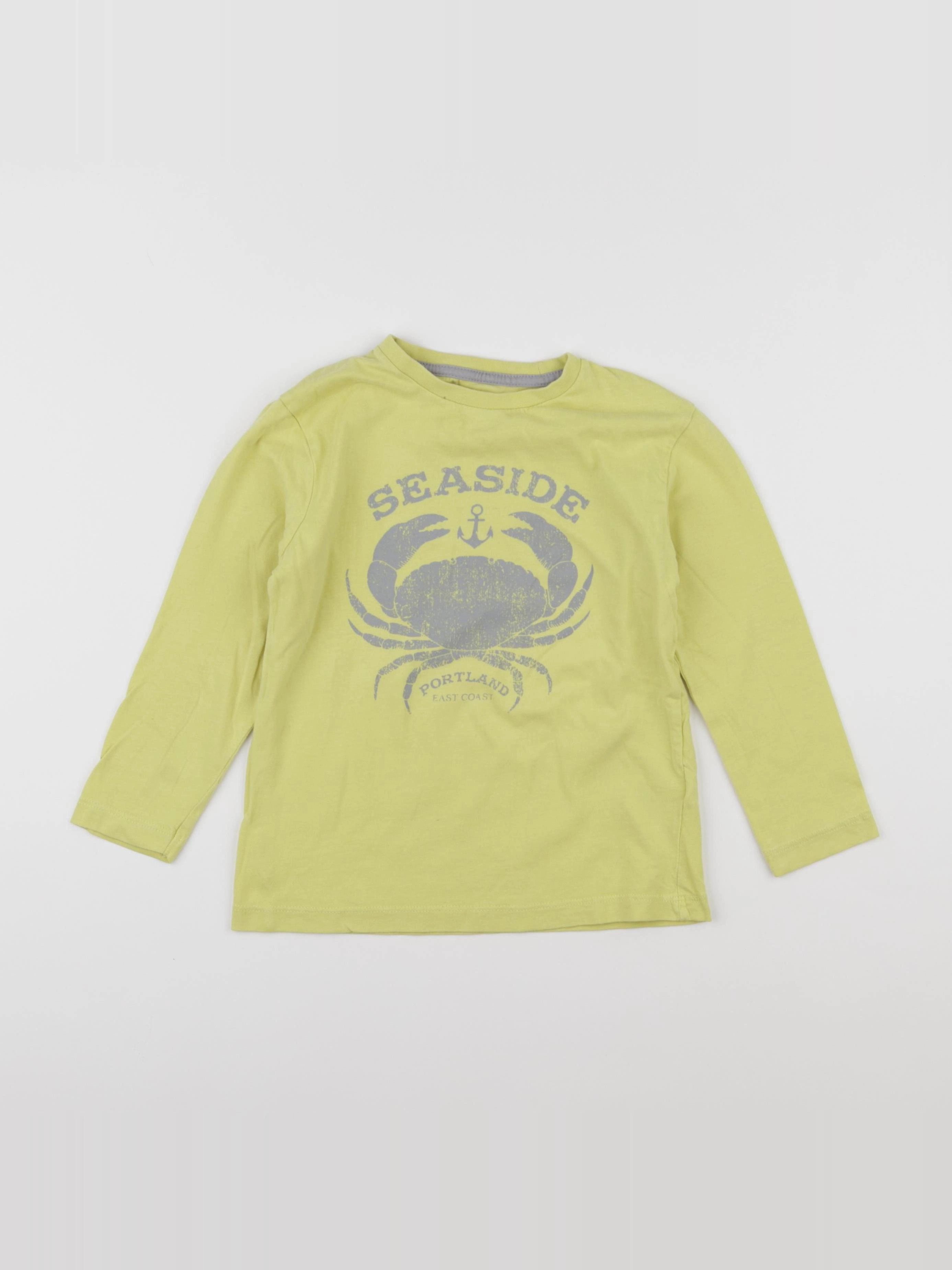 Vertbaudet - tee-shirt vert - 6 ans