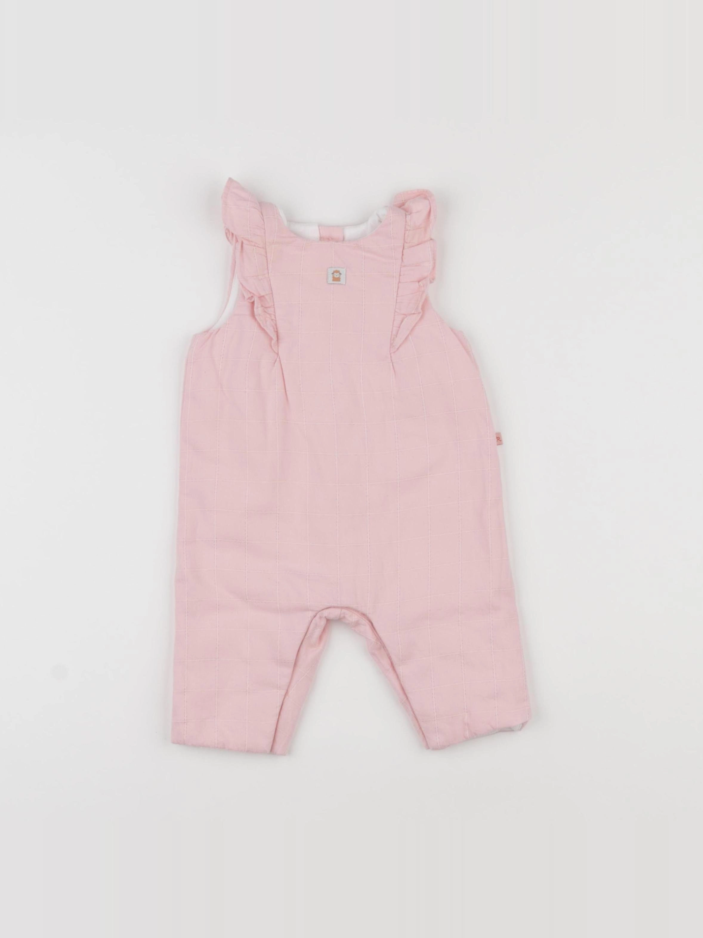 Cadet Rousselle - combinaison rose - 3 mois
