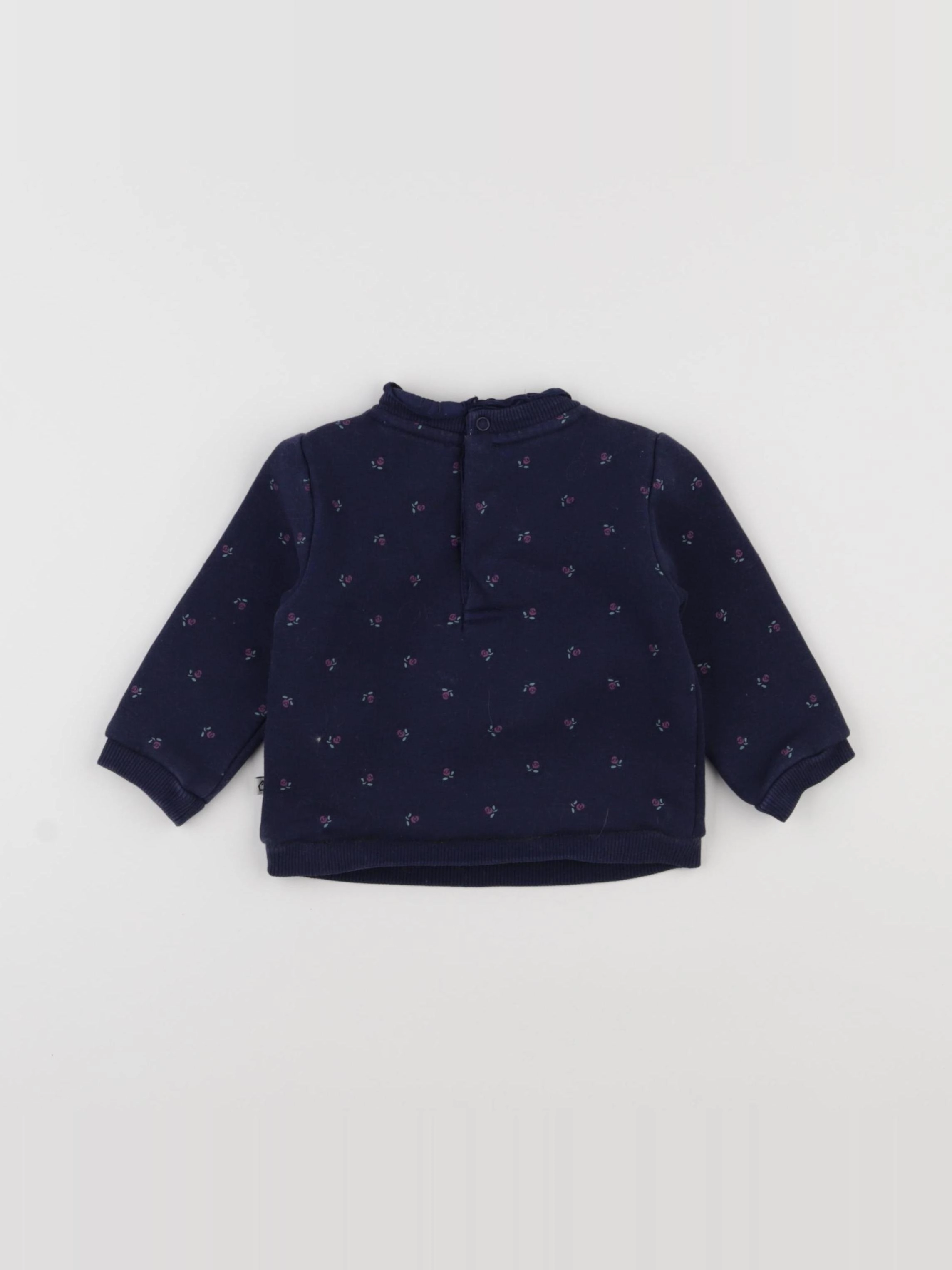 Cadet Rousselle - sweat bleu - 6 mois