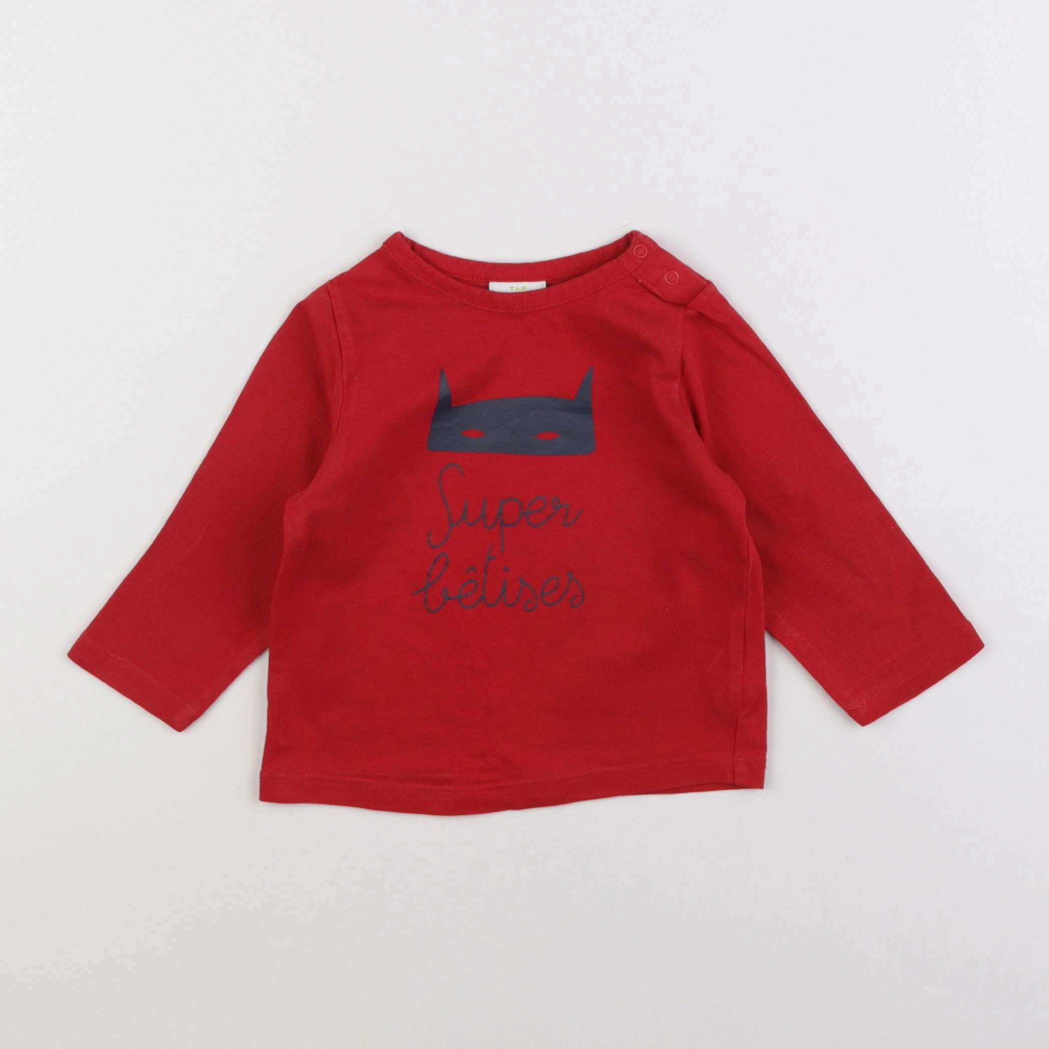 Tape à l'oeil - tee-shirt rouge - 9 mois