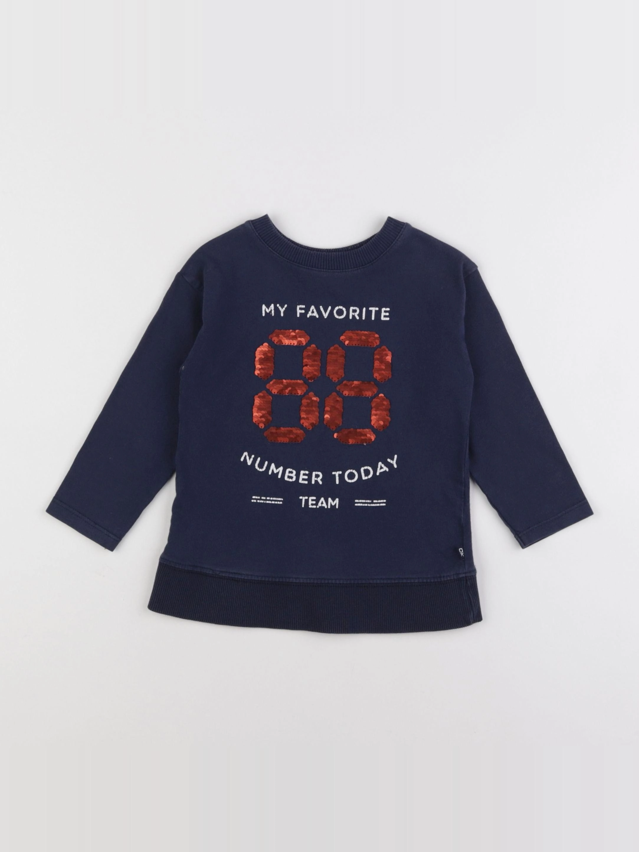 Okaidi - tee-shirt bleu - 2 ans