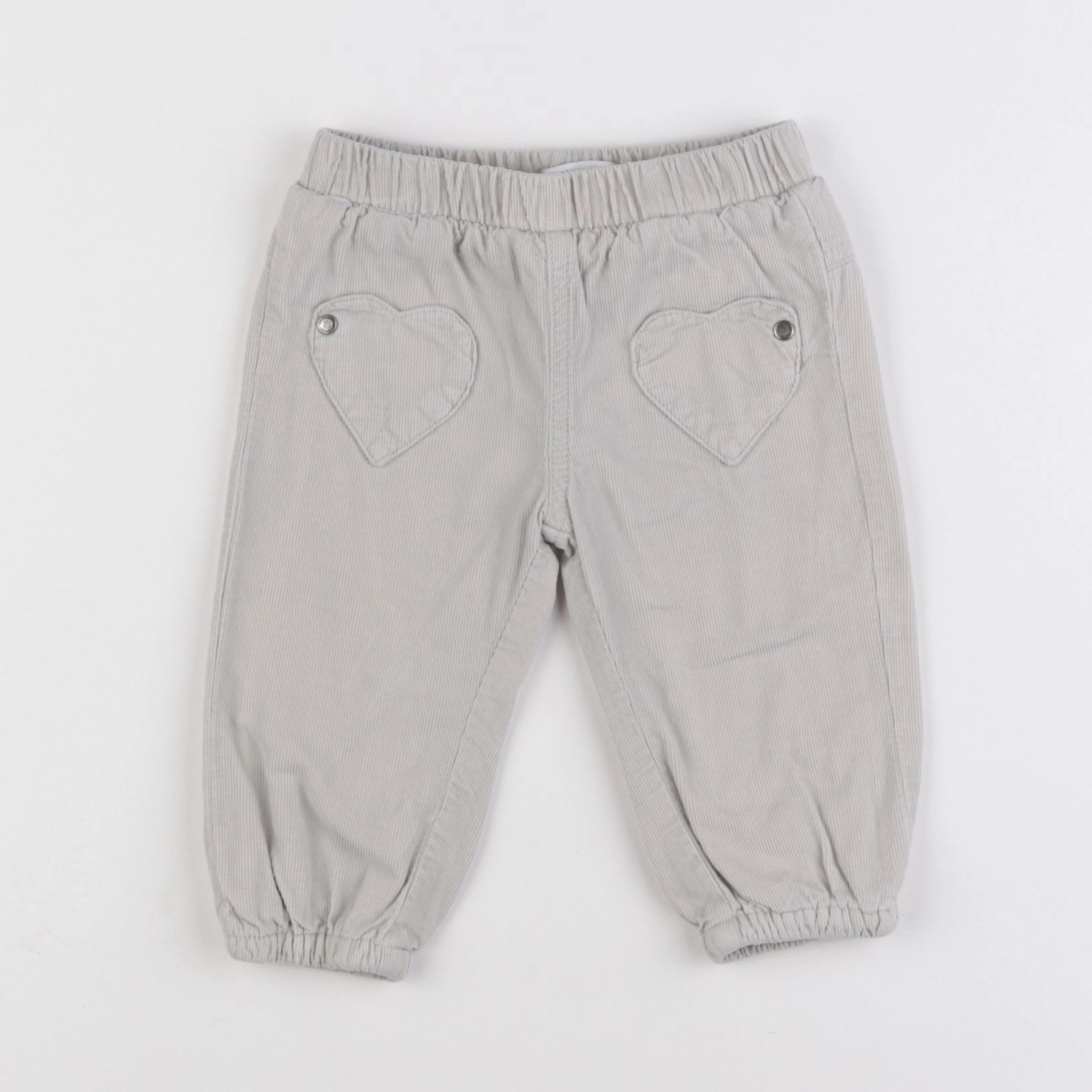 Vertbaudet - pantalon gris - 6 mois