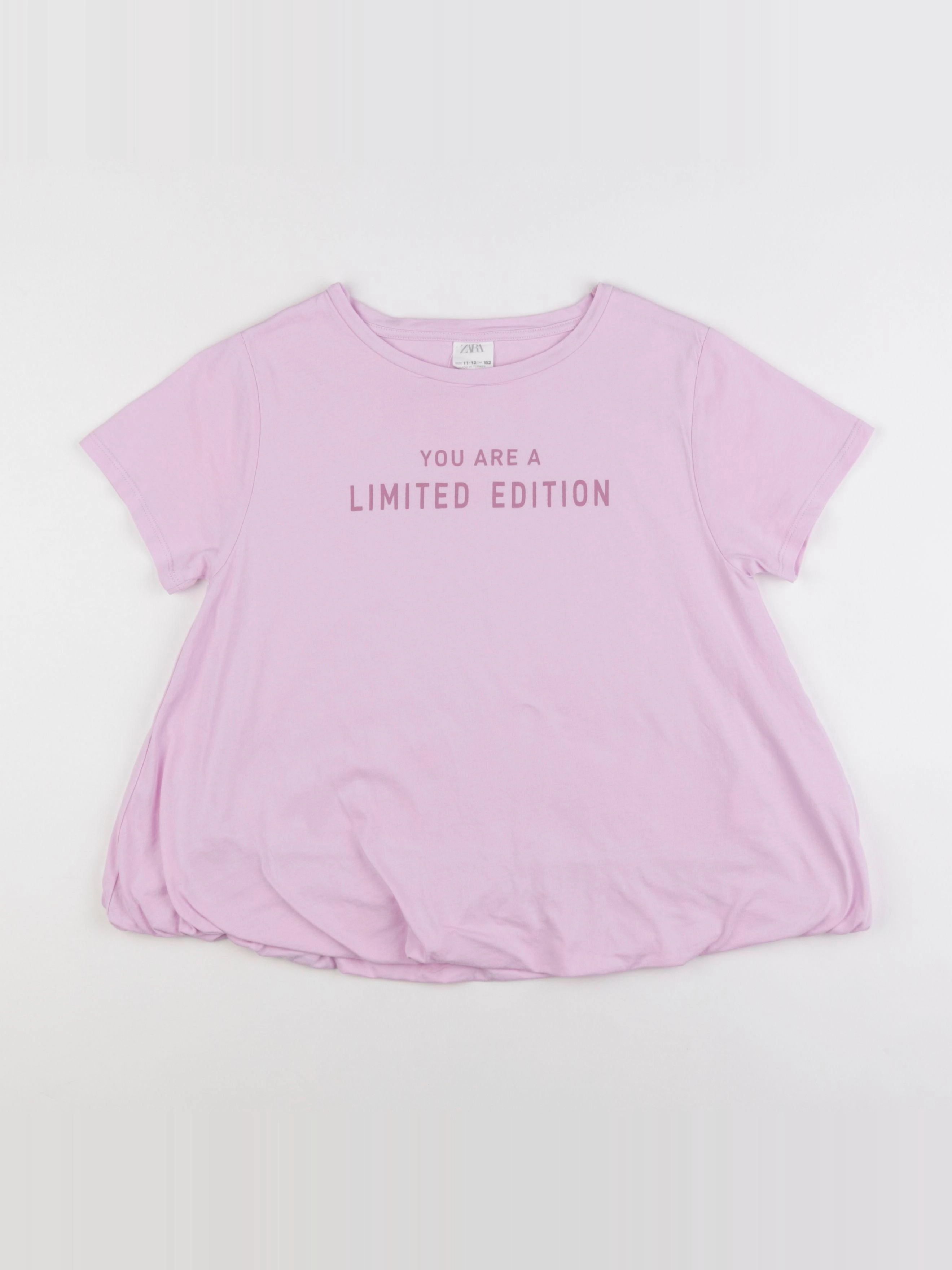 Zara - tee-shirt rose - 11/12 ans