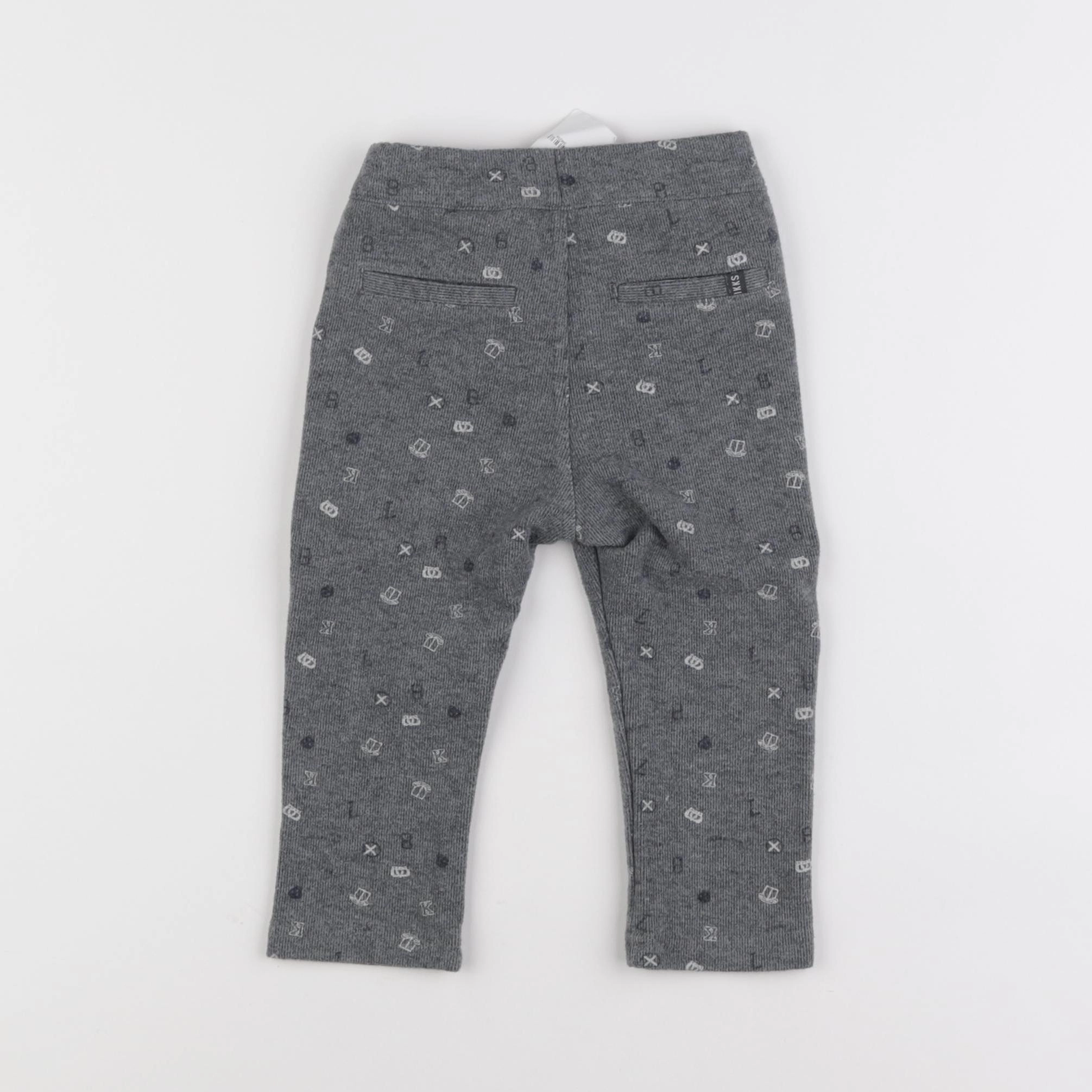 IKKS - pantalon gris - 12 mois