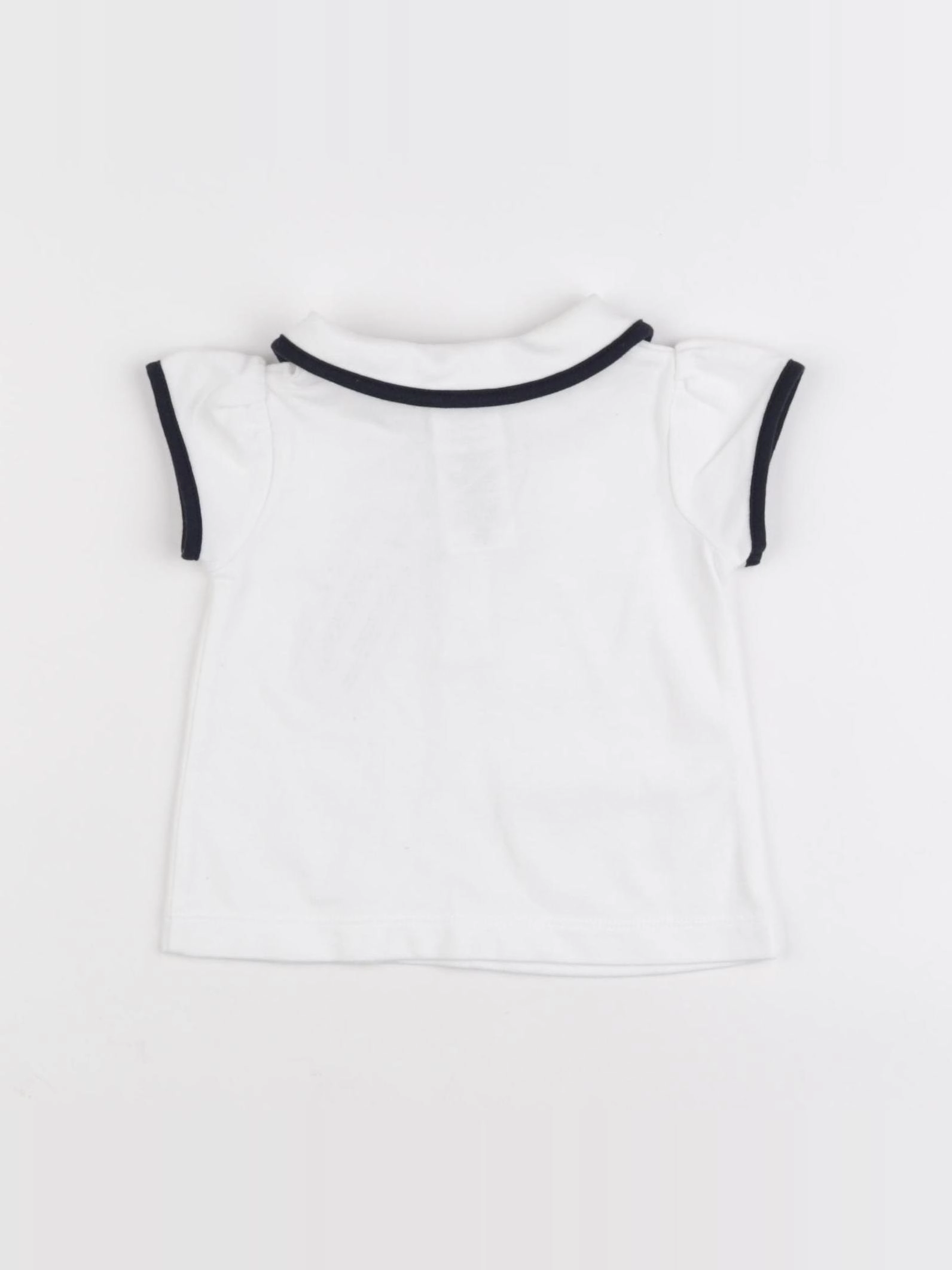 Jacadi - polo blanc - 12 mois