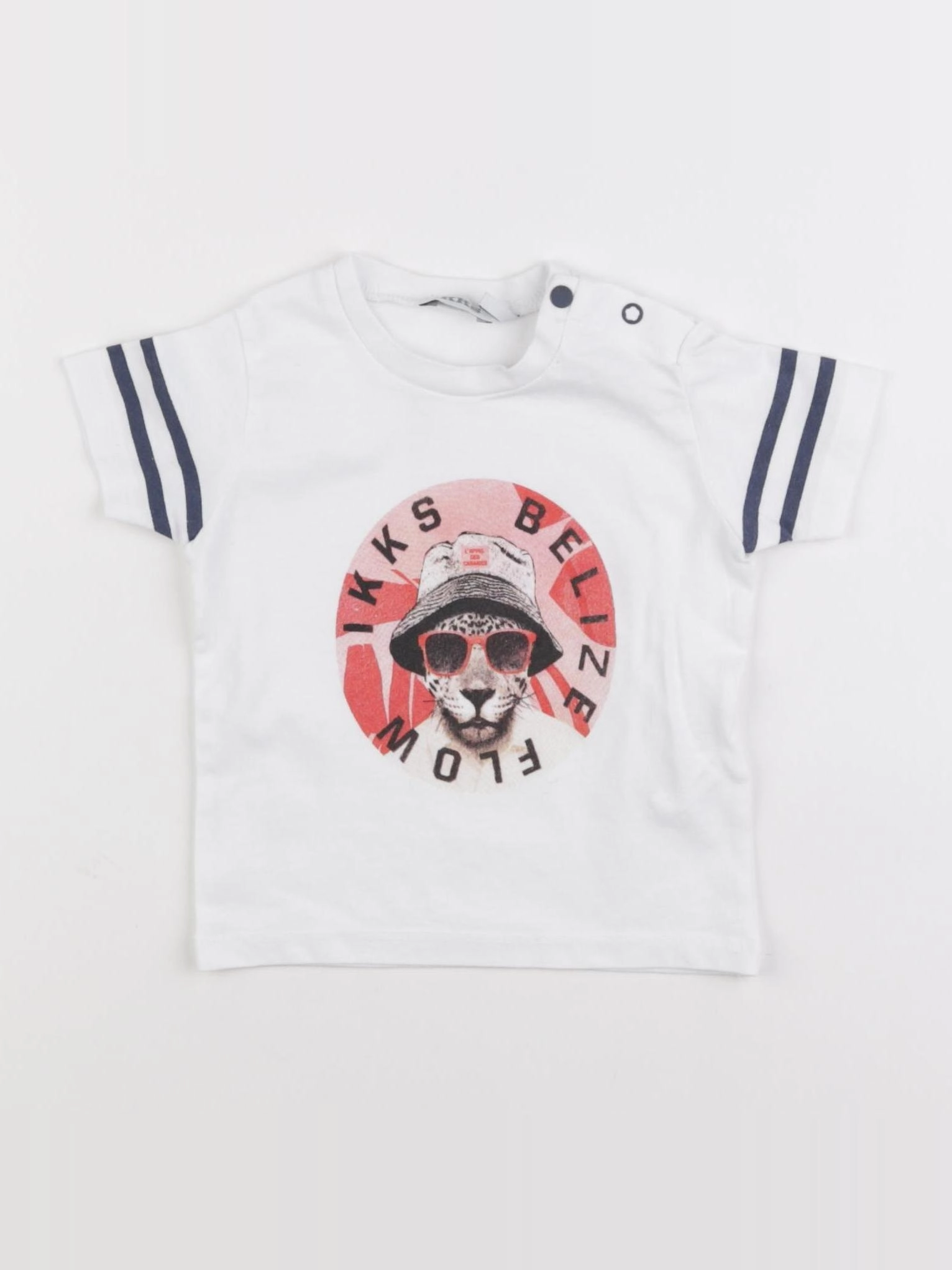 IKKS - tee-shirt blanc - 6 mois