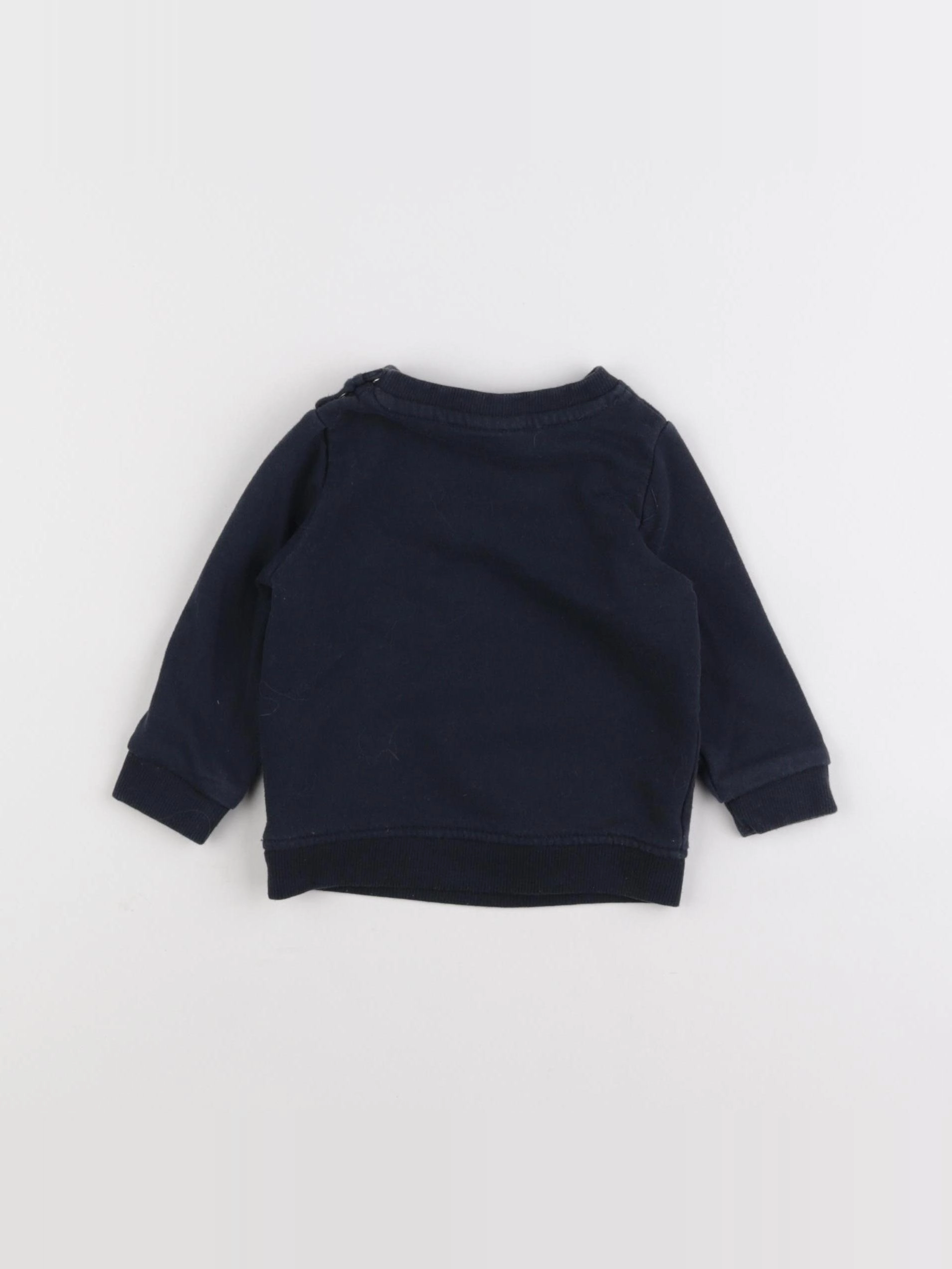 Tape à l'oeil - sweat bleu - 9 mois