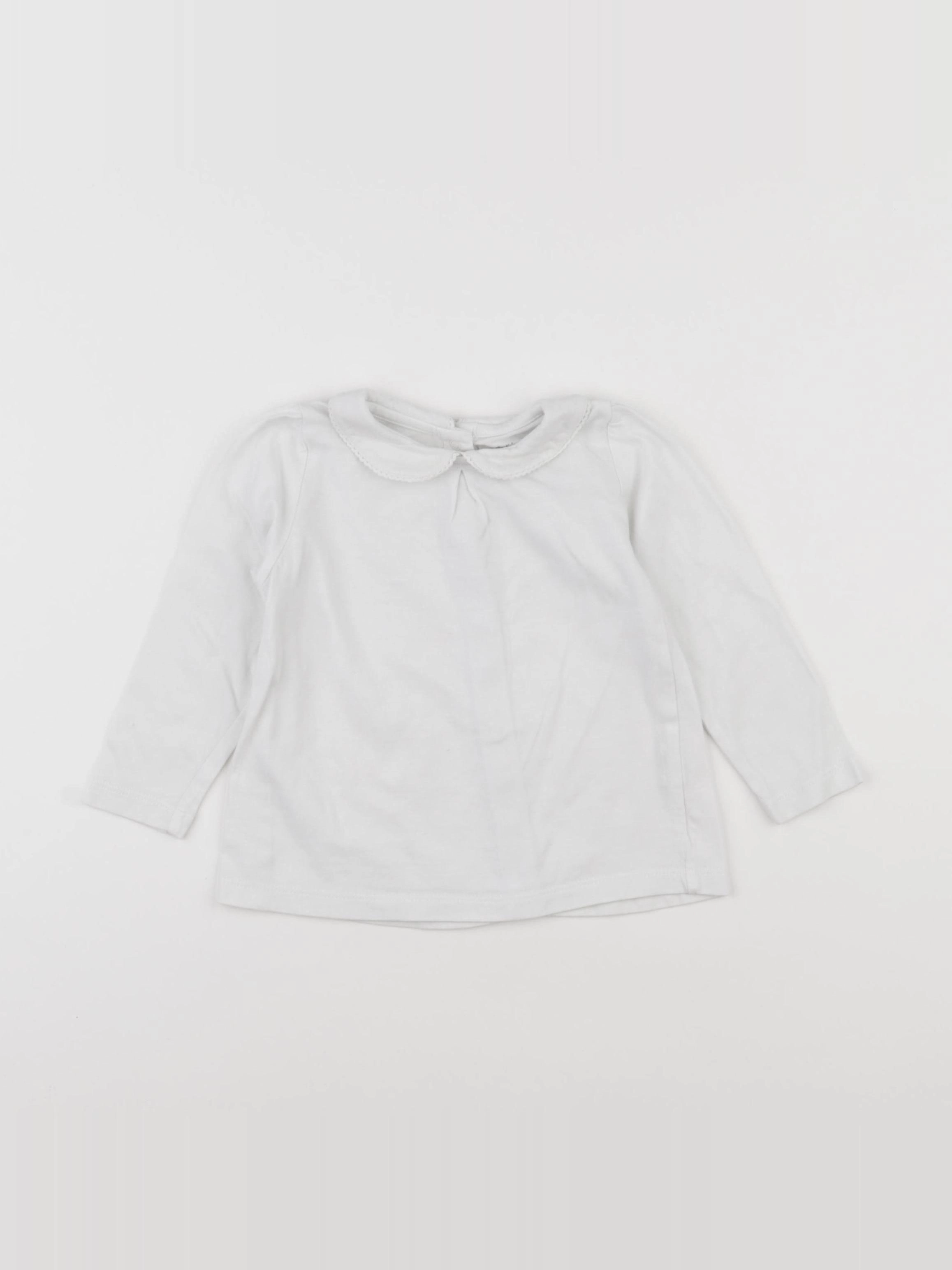 Boutchou - tee-shirt blanc - 12 mois