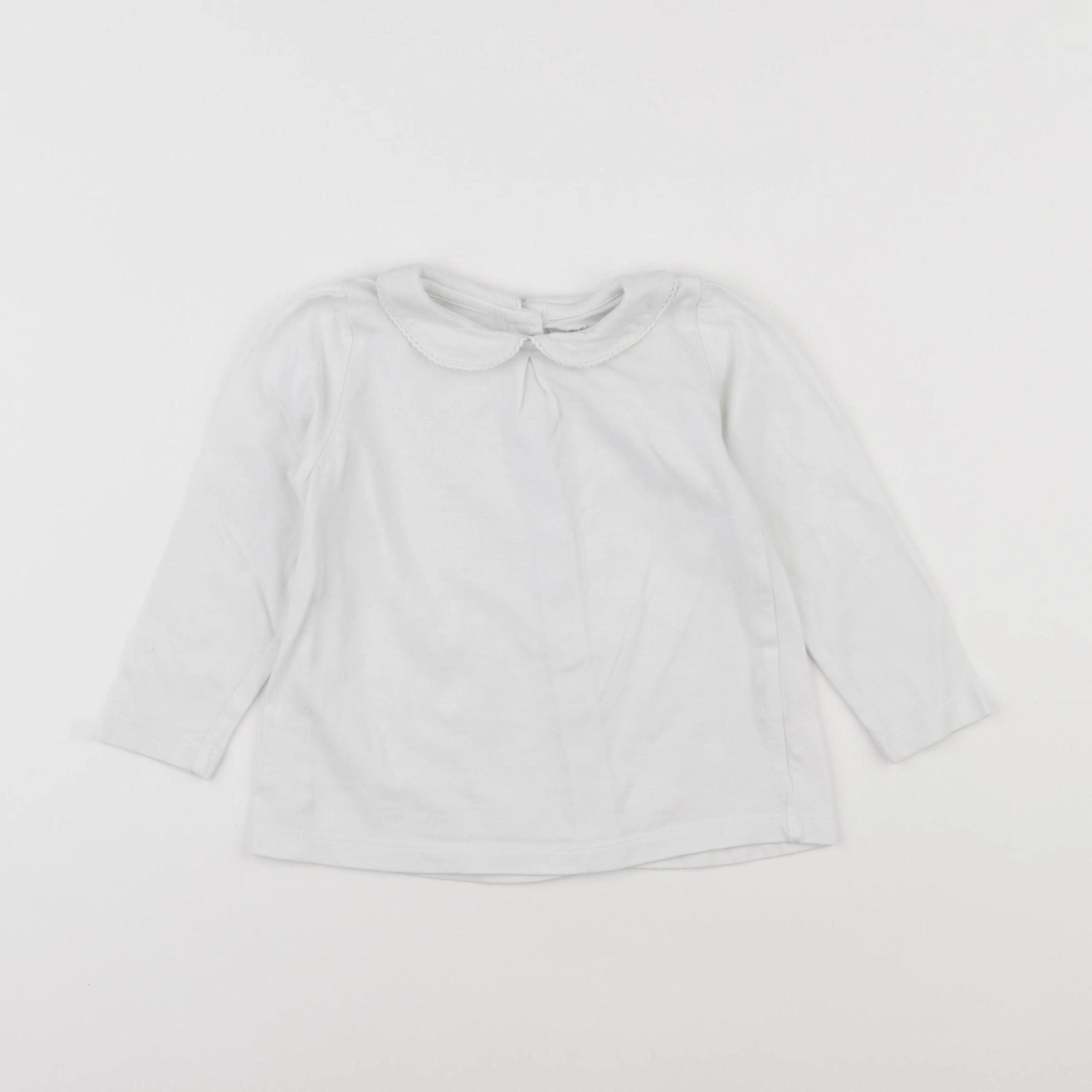 Boutchou - tee-shirt blanc - 12 mois