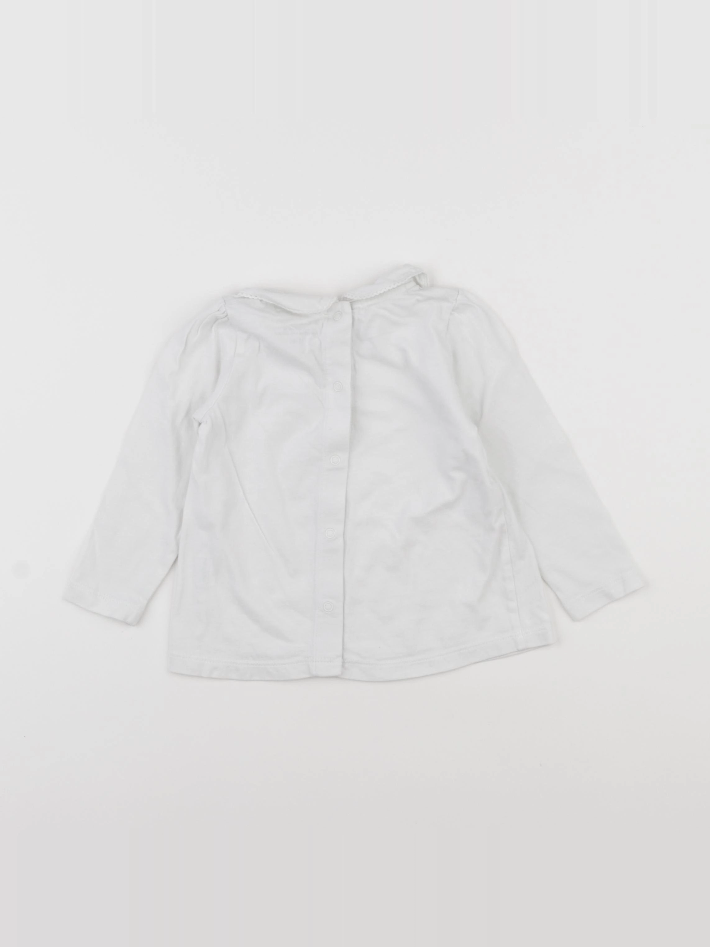 Boutchou - tee-shirt blanc - 12 mois