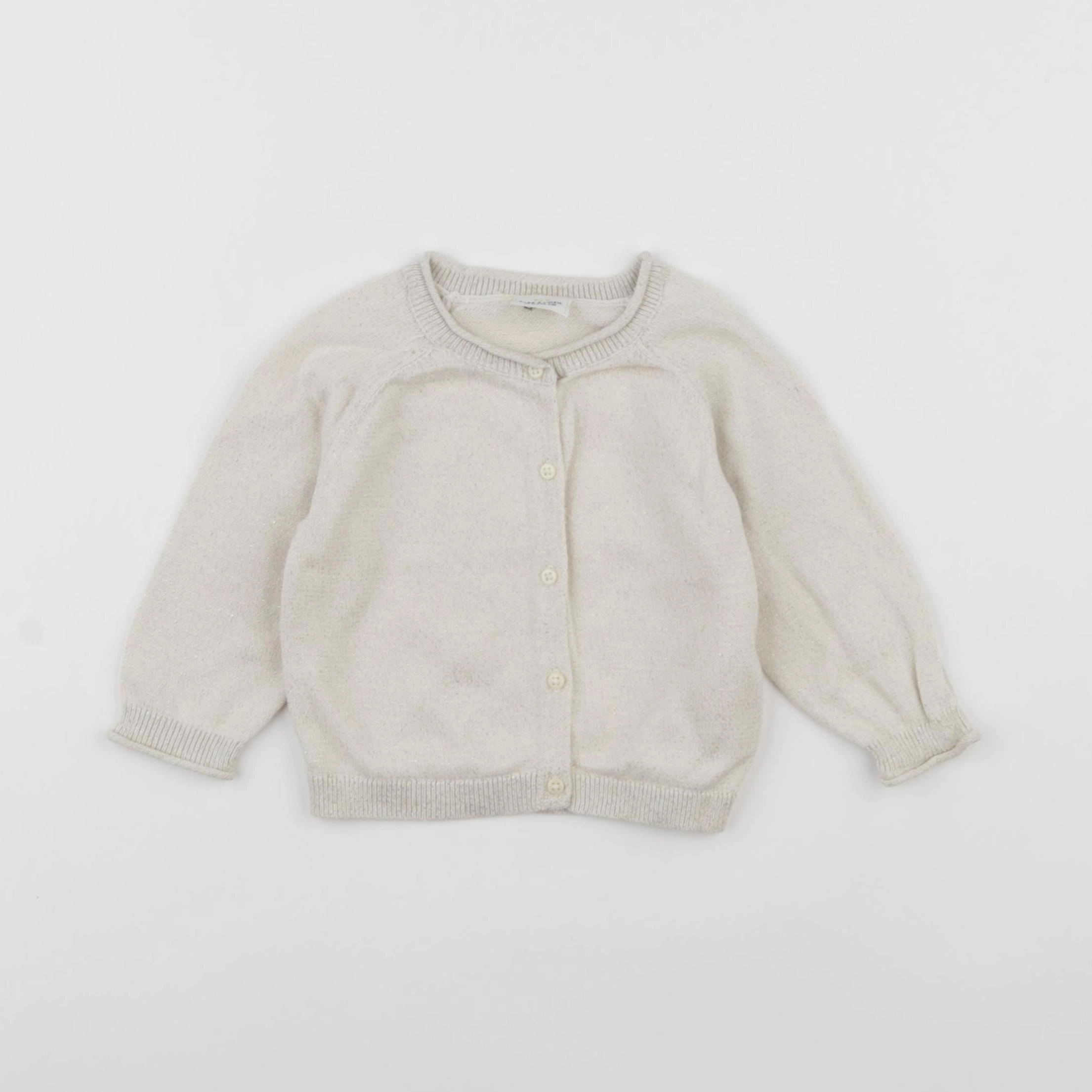 Tape à l'oeil - gilet beige, or - 12 mois