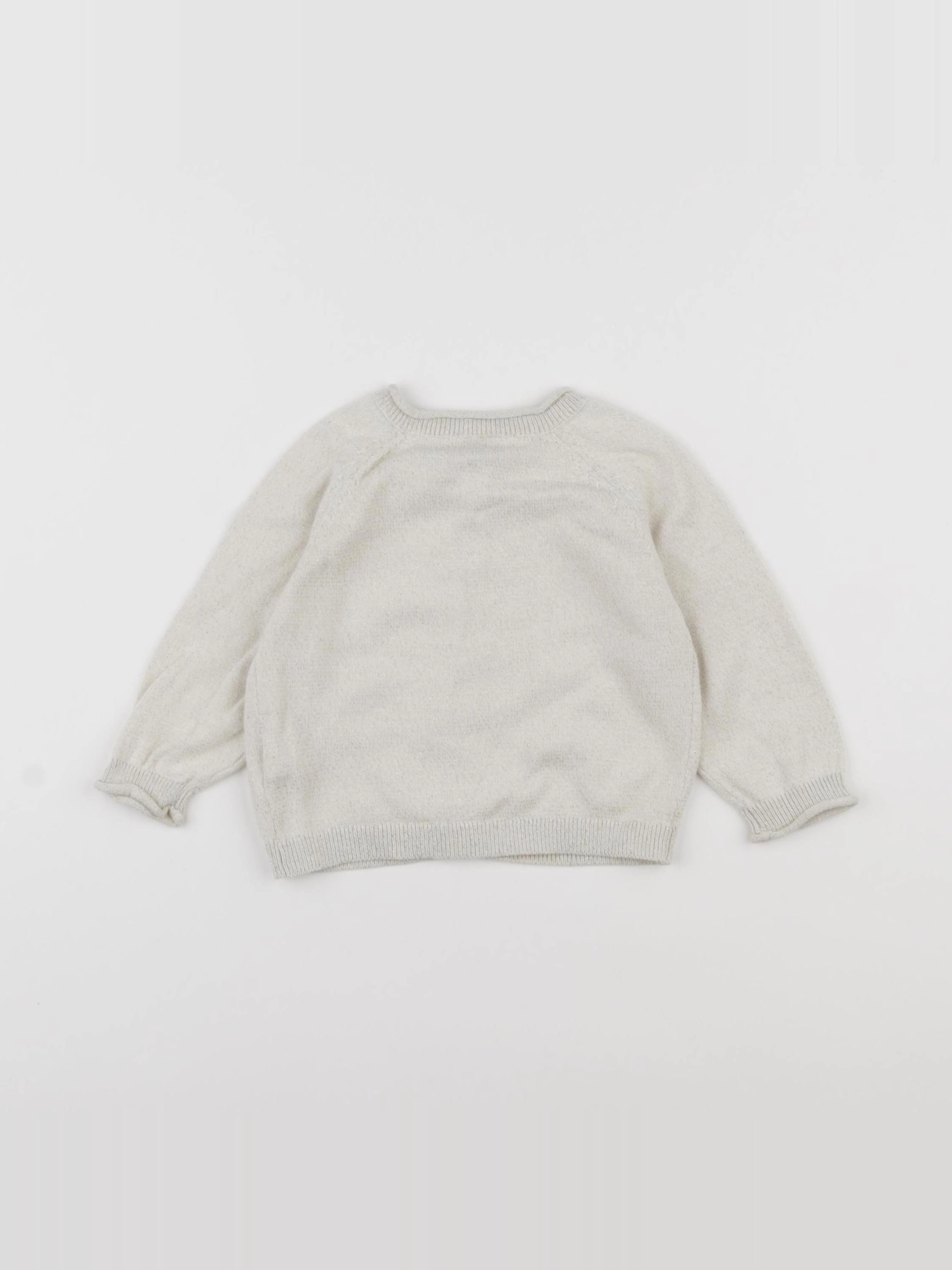 Tape à l'oeil - gilet beige, or - 12 mois